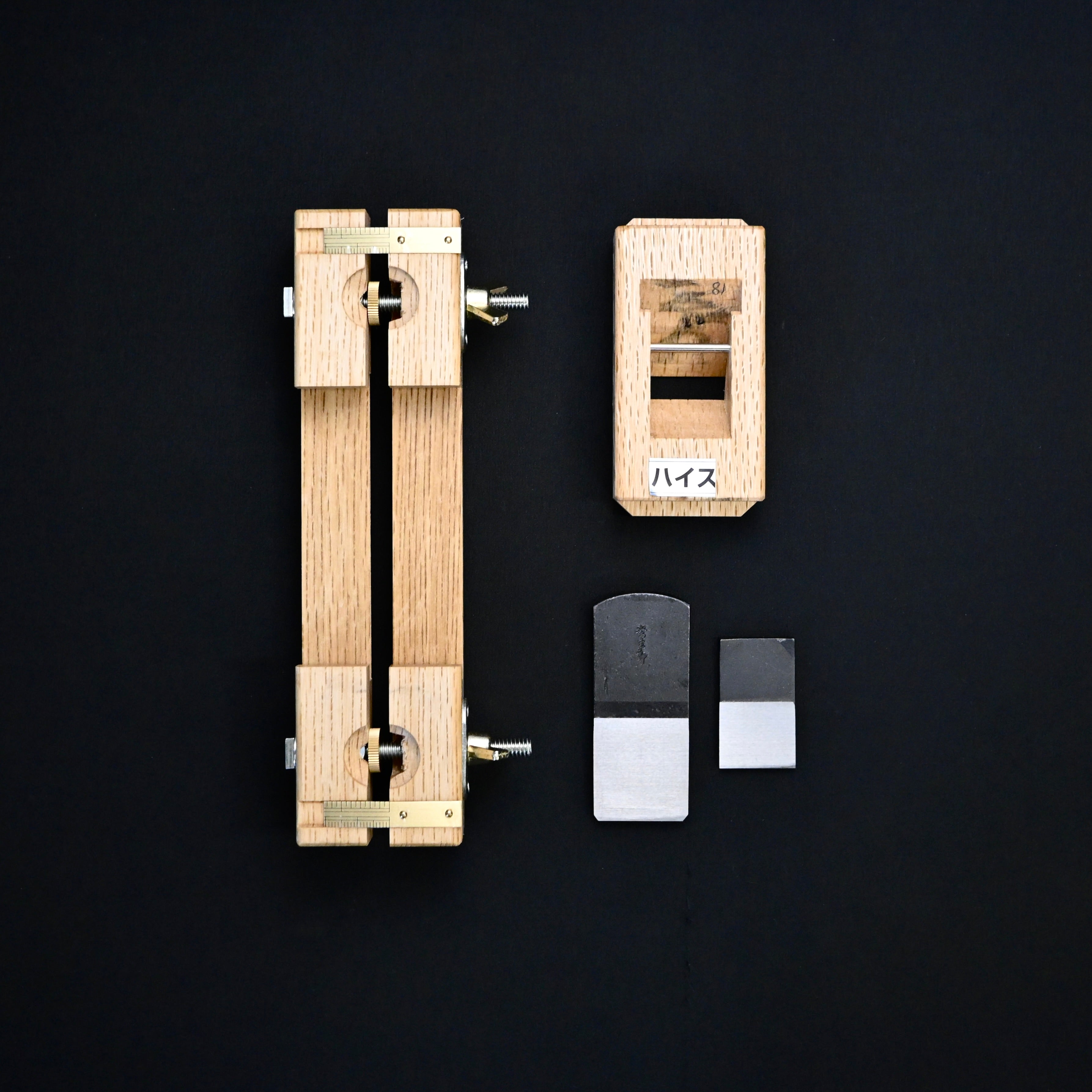 Tsunesaburo Chamfer Plane 45° with HS steel 常三郎作 自由角面取鉋 ハイス鋼 30mm