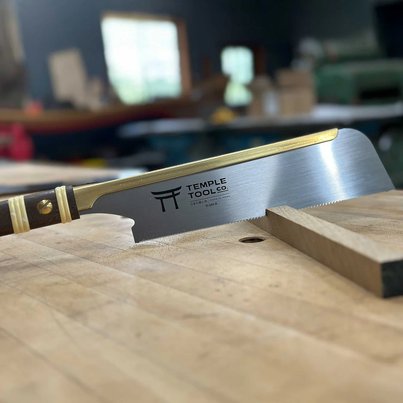 Temple Tool Japanese Dozuki Pull Saw Fine Rip-Cut 240mm テンプルツール 導突鋸 縦挽 240mm