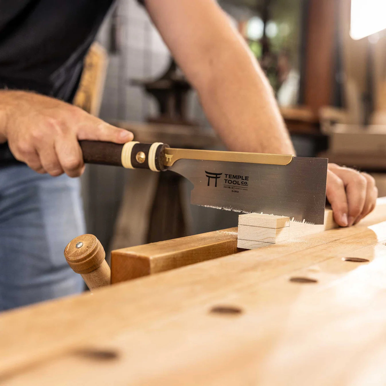 Temple Tool Japanese Dozuki Pull Saw Fine Universal-Cut 150mm テンプルツール 導突鋸 万能型 150mm