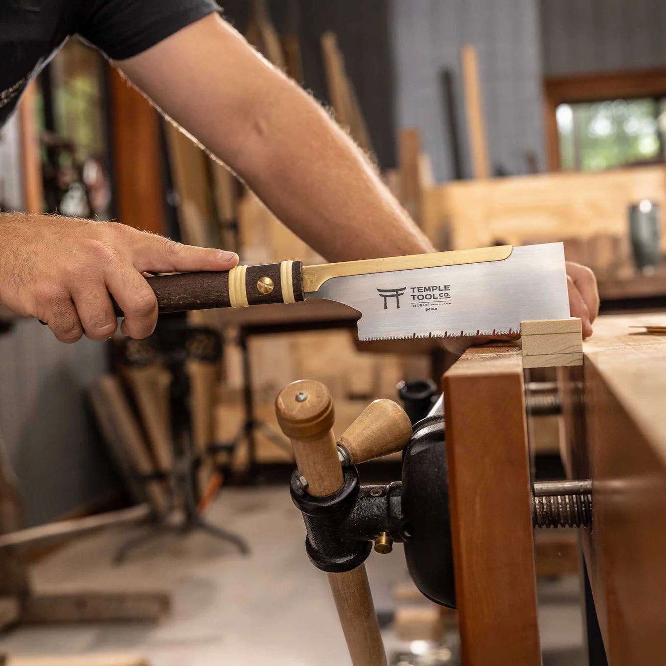 Temple Tool Japanese Dozuki Pull Saw Fine Universal-Cut 150mm テンプルツール 導突鋸 万能型 150mm