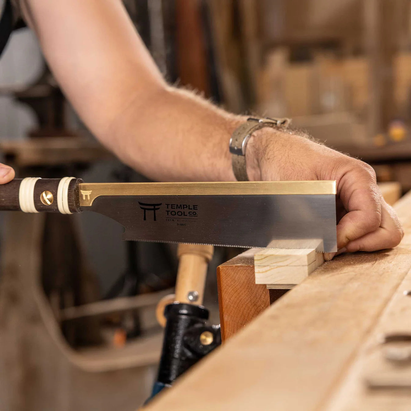 Temple Tool Japanese Dozuki Pull Saw Ultra-Fine Crosscut 180mm テンプルツール 導突鋸 横挽 180mm