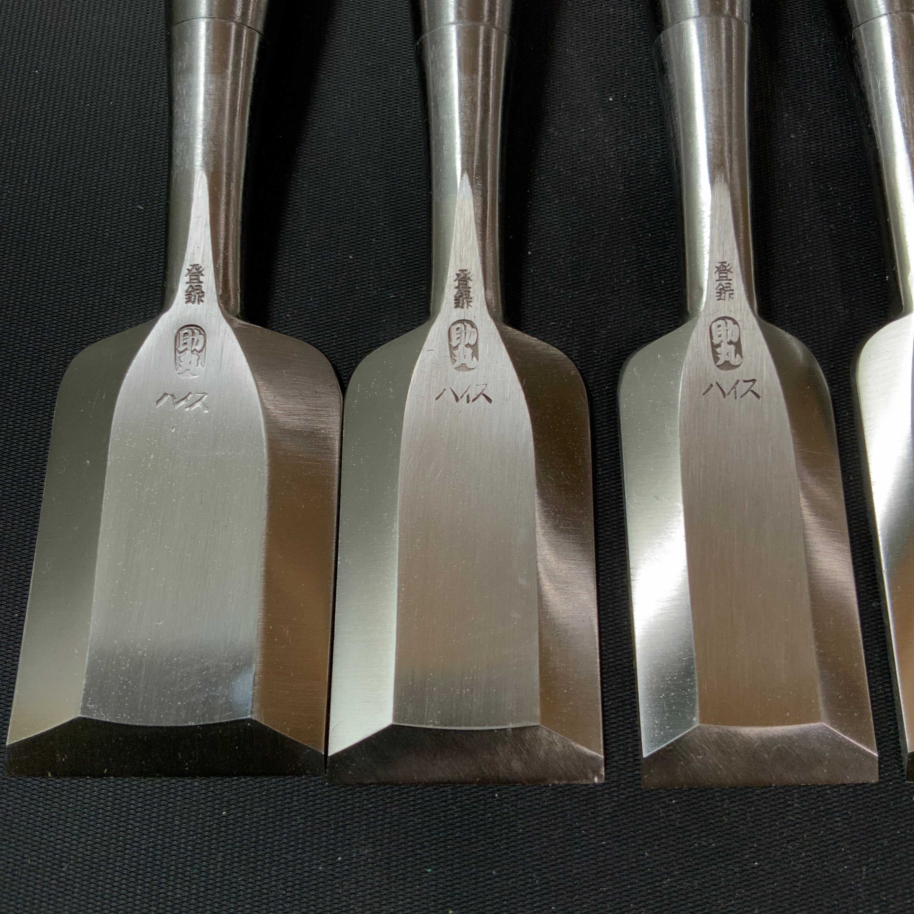 #M145 Mixed set High-Speed Steel Bench chisels set バラ鑿合わせ ハイス追入組鑿