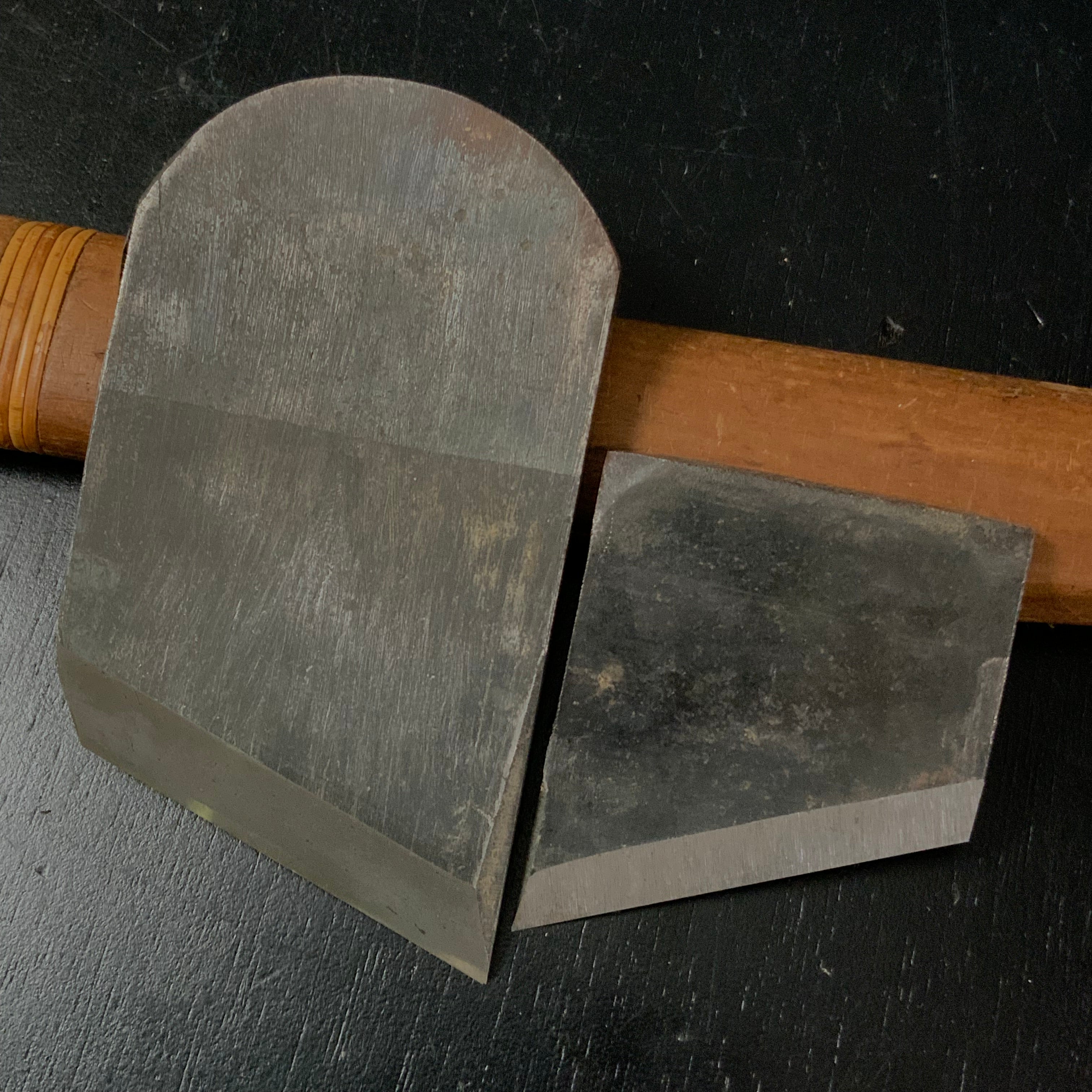 Old Stock Hyobu Big Rabbet Planes Right 掘出し物 大際鉋 右 秀勝 兵部 本仕込み 65mm