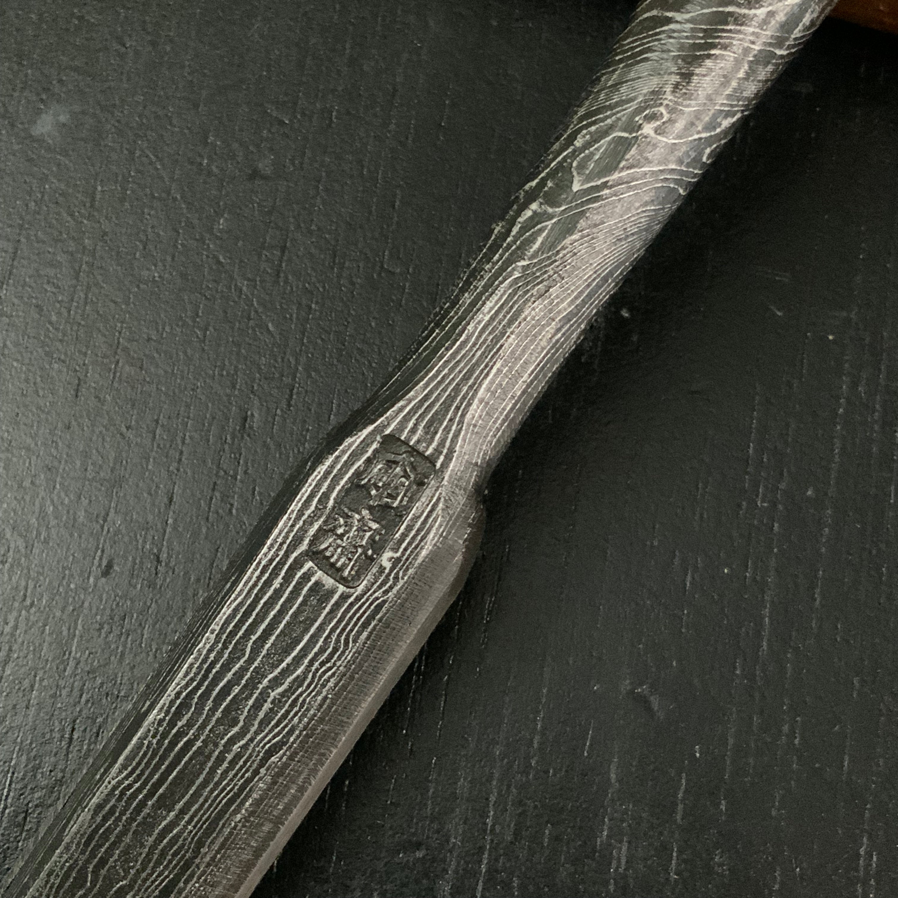 Tasai Masame Special Bench chisels with blue steel 田斎作 柾目 追入鑿 紫檀柄 15mm