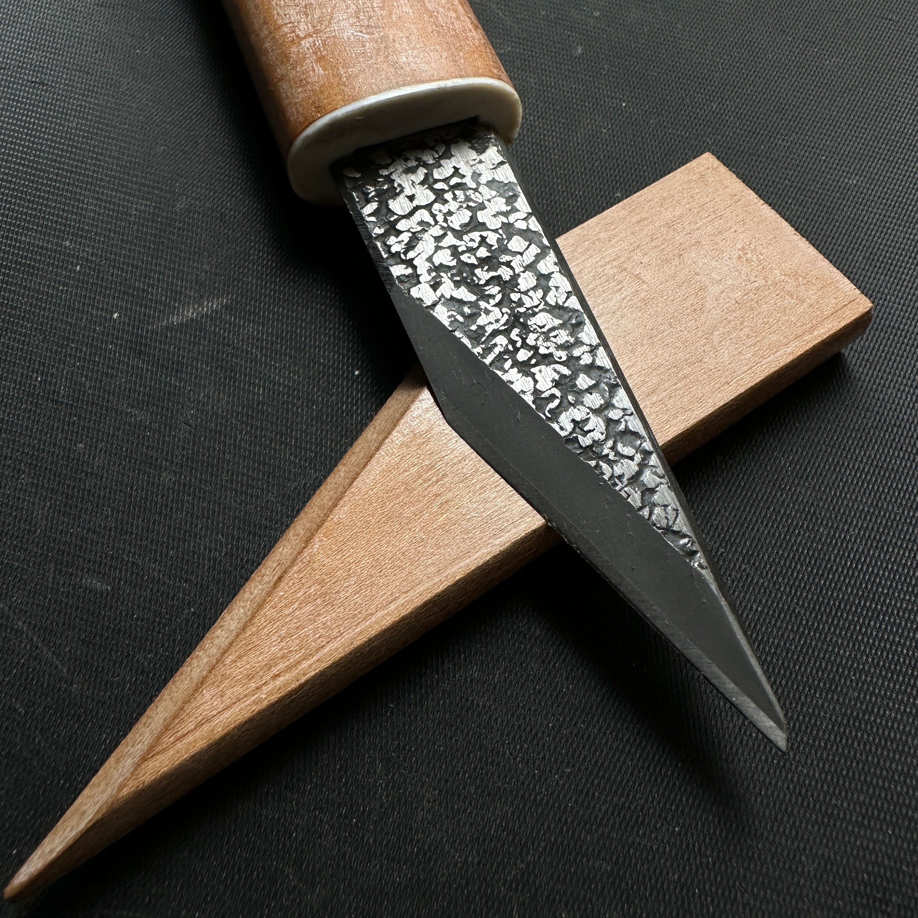 Old stock Toyokiku Kiridashi Kokatana Right 掘出し物 豊菊 横手小刀 右 21mm