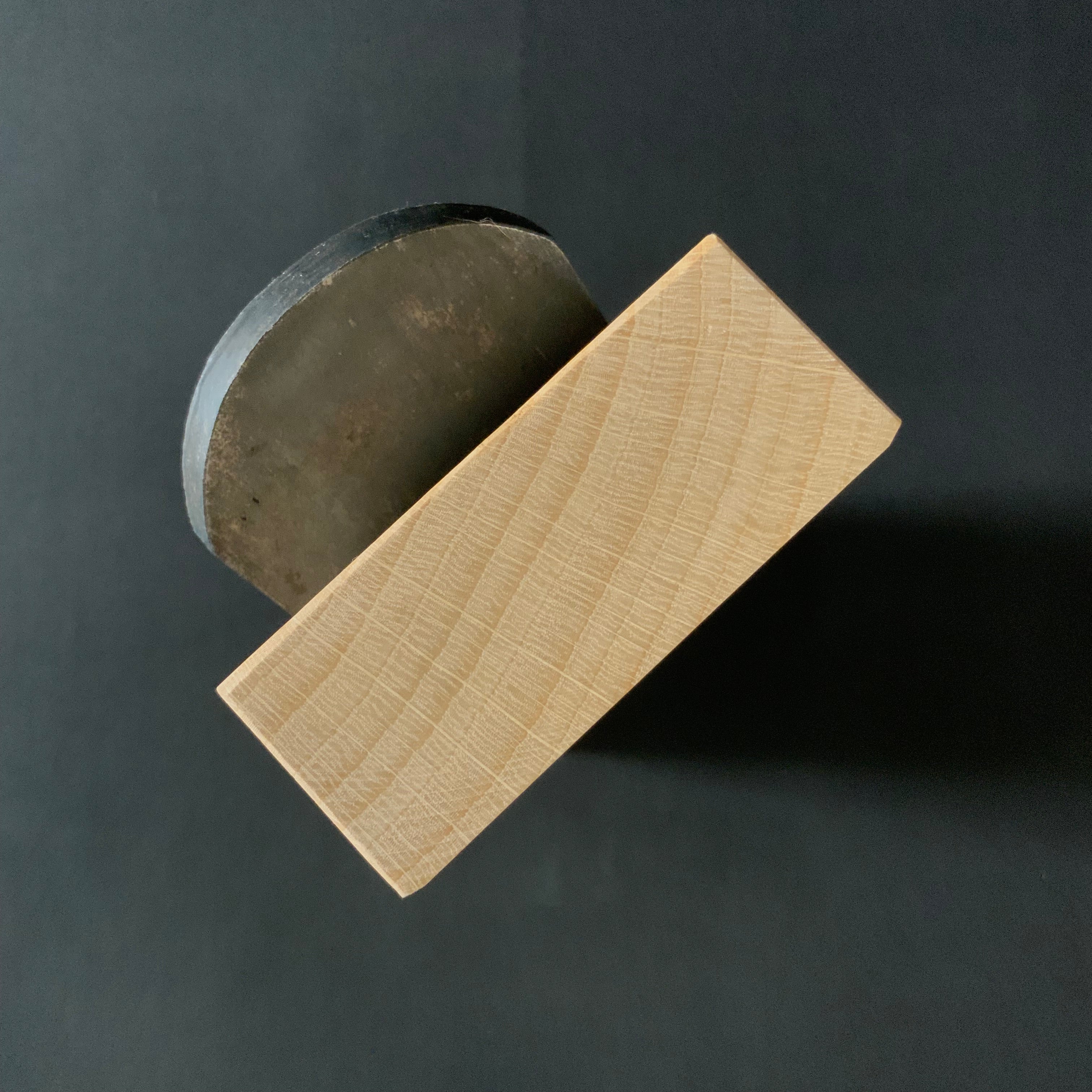 Old stock Muso Smoothing Plane (Kanna) by Ishido Master 掘出し物 無双 石堂輝秀作 仕上げ鉋 少々サビアリ 70mm