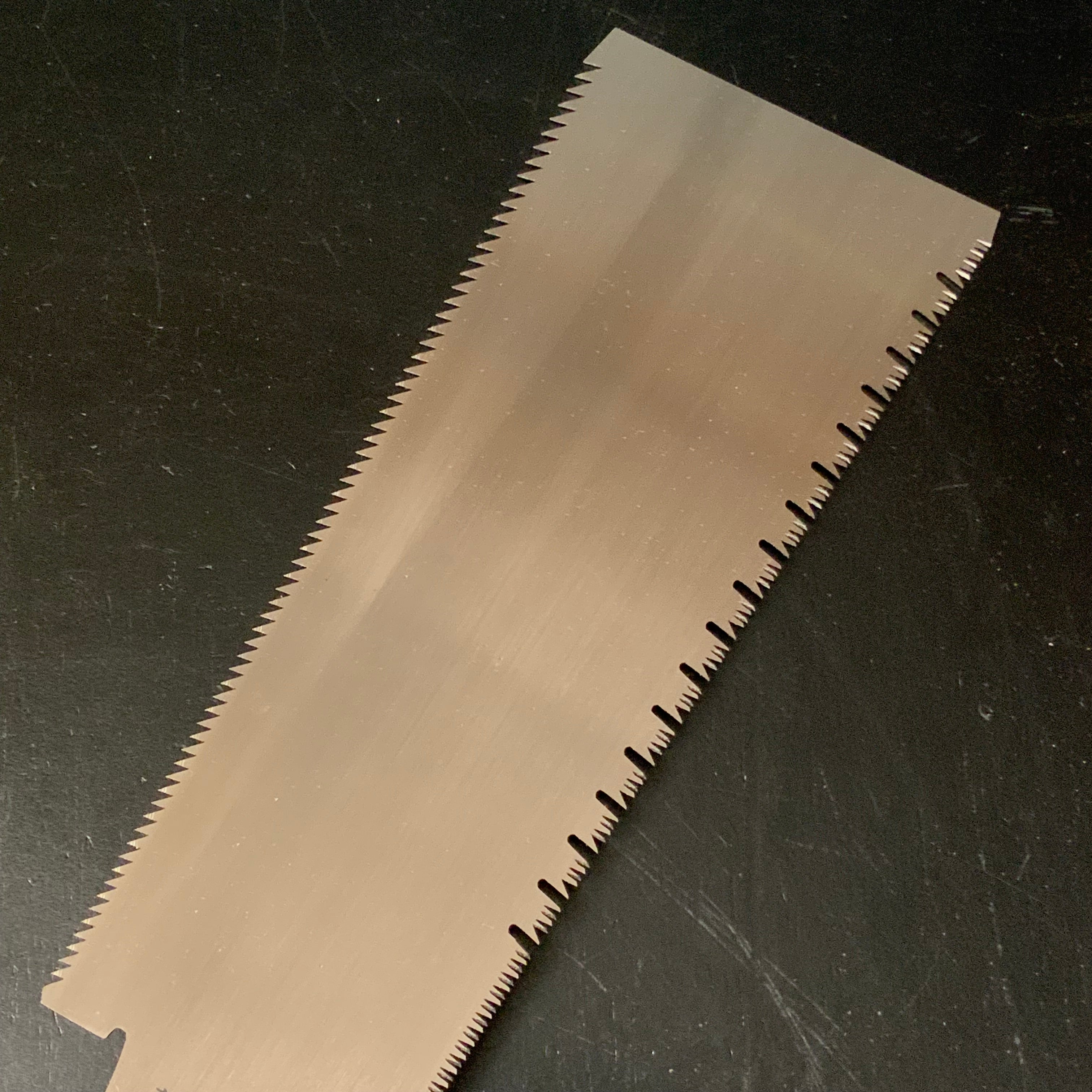 #195 Nagakatsu Double Edge (Ryoba) Saw with Eddy Type Handles For Hard Wood 長勝鋸 両刃鋸 渦巻き柄 広葉材用 245mm