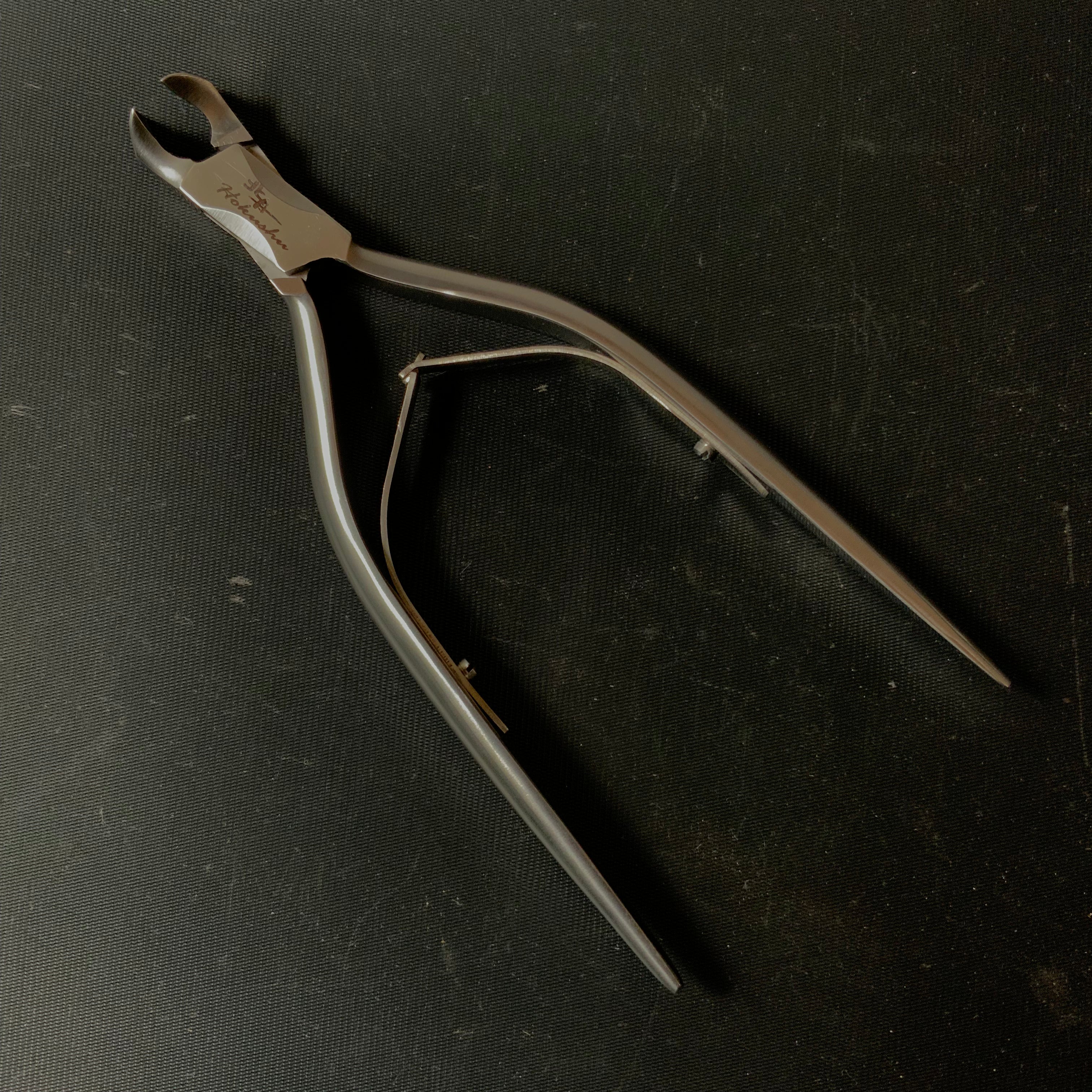 Hokushu Nail clippers Black smith finish HS-5 爪切り 北舟 足用ロングハンドル