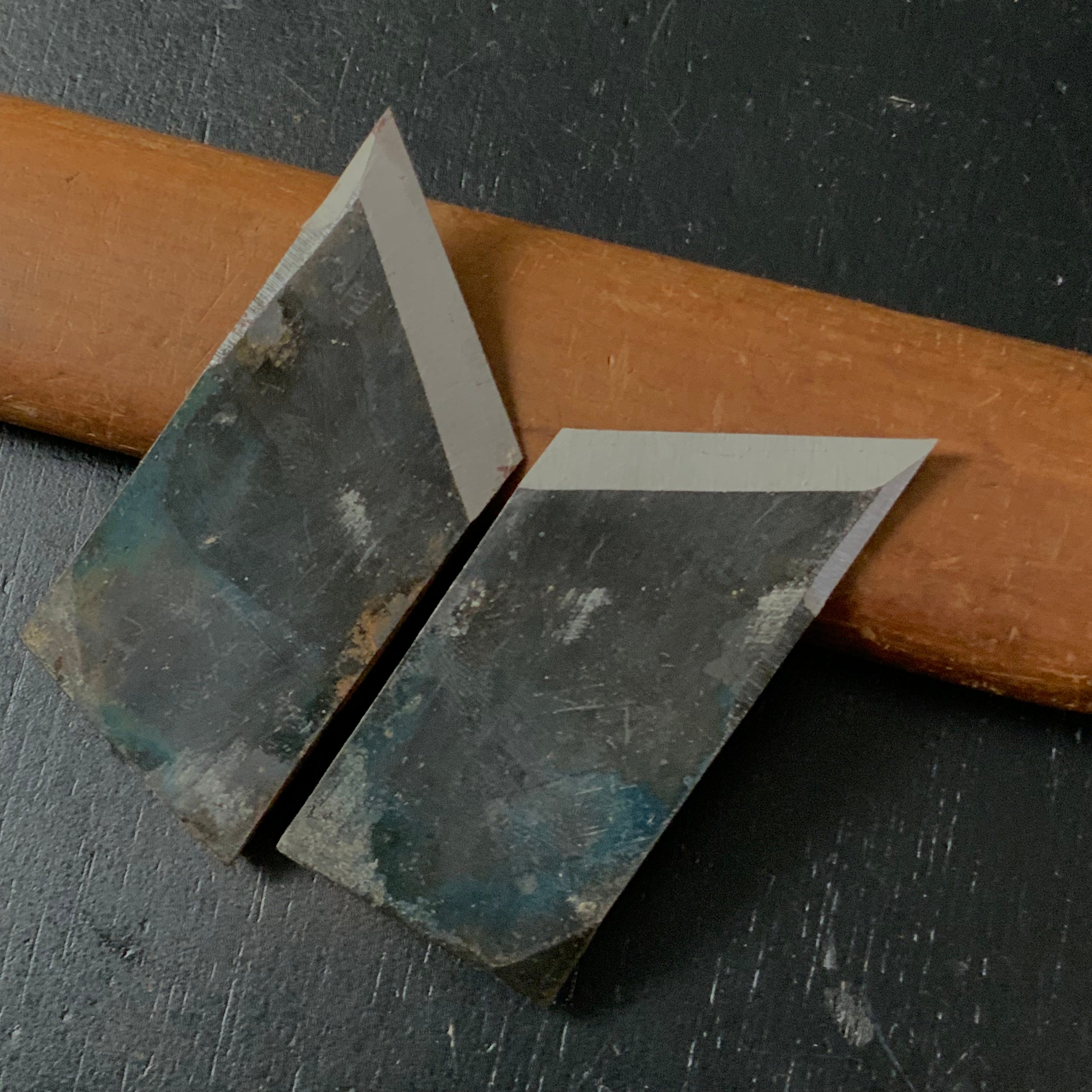 Sadajo Rabbet Planes (Kiwa-Kanna) with Blue steel Left &Right 貞城 際鉋 青紙鋼 本仕込 左右 36mm