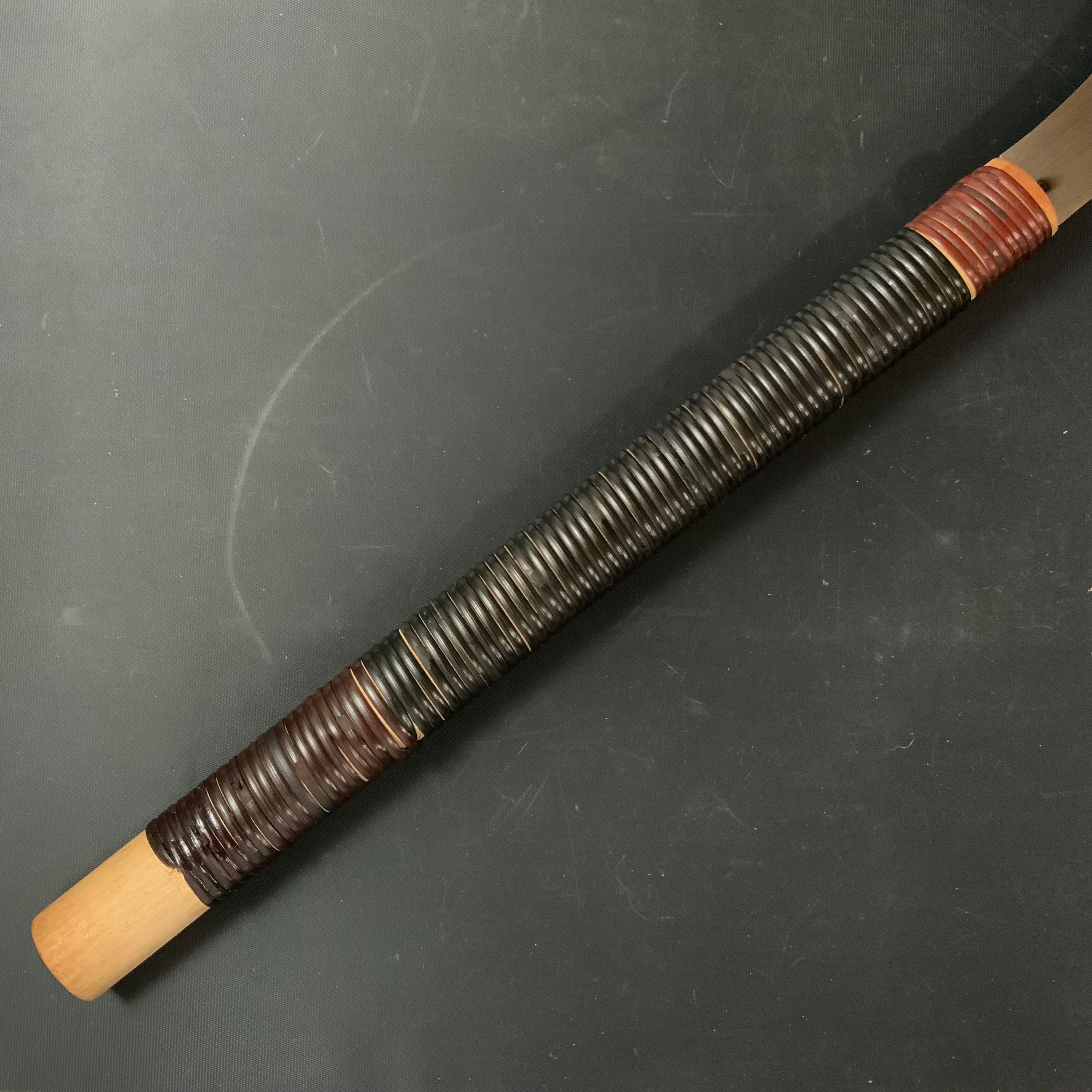 #R44 Ready to use! Old stock Double Edge Saw with Eddy Type Handles set by Kurashige 直ぐ使い 倉重栄助 目立 渦巻き柄 両刃鋸 280mm