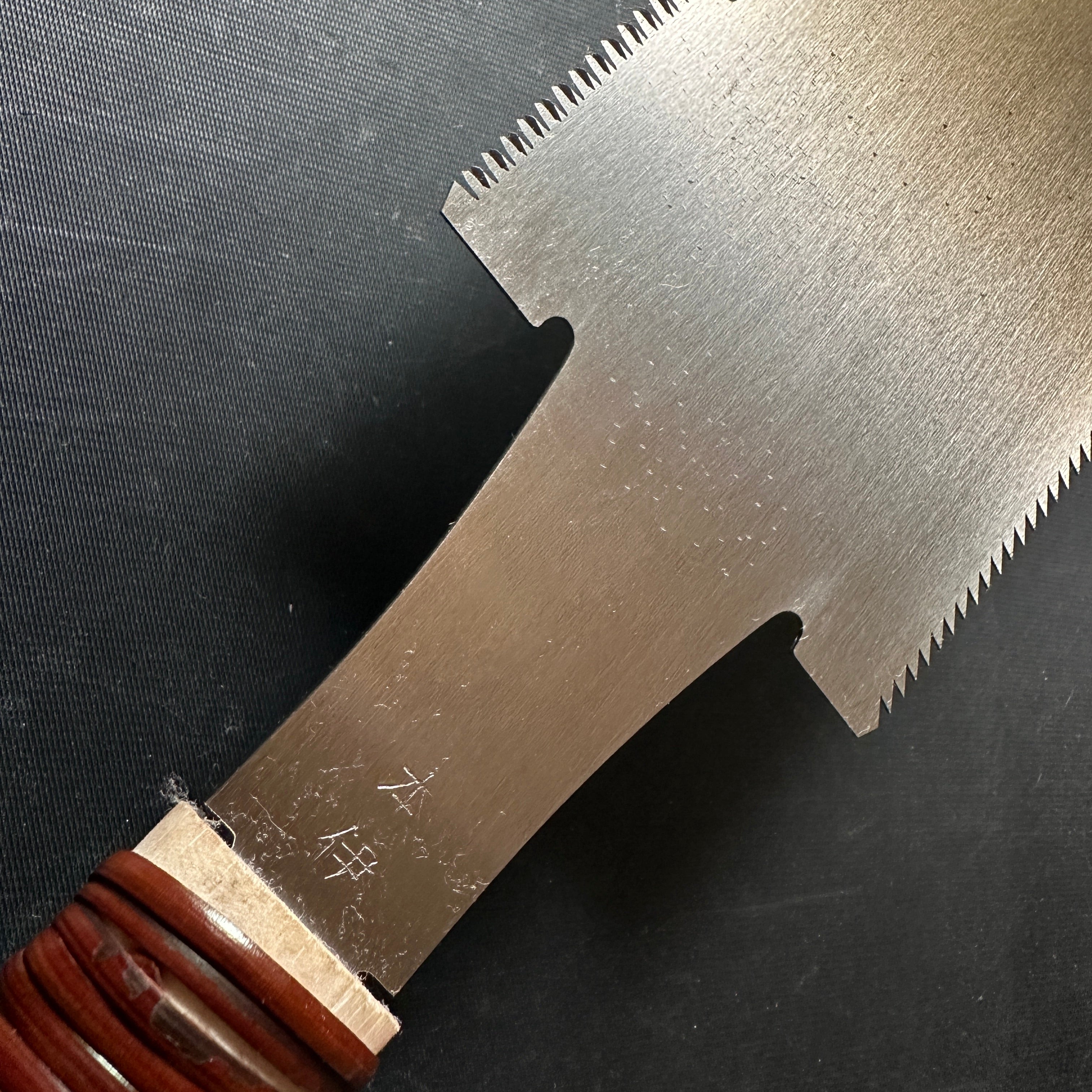 #63 Nagakatsu Double Edge (Ryoba) Saw with Eddy Type Handles For Hard Wood 長勝鋸 両刃鋸 渦巻き柄 広葉材用 250mm