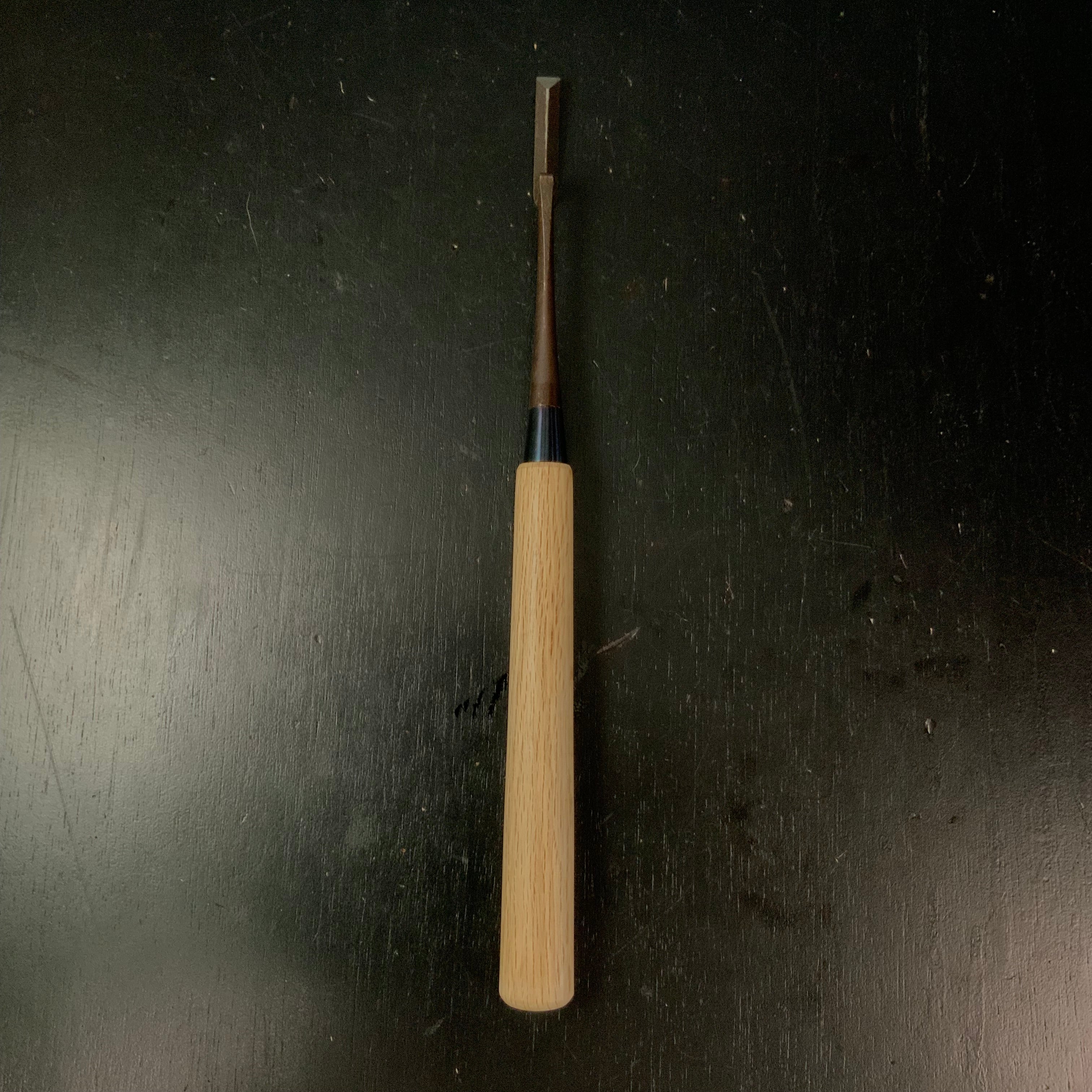 Old stock Hirayoshi Dovetail Trowel chisels (Kotenomi) 掘出し物 平義 鎬 鏝鑿 kotenomi 9mm