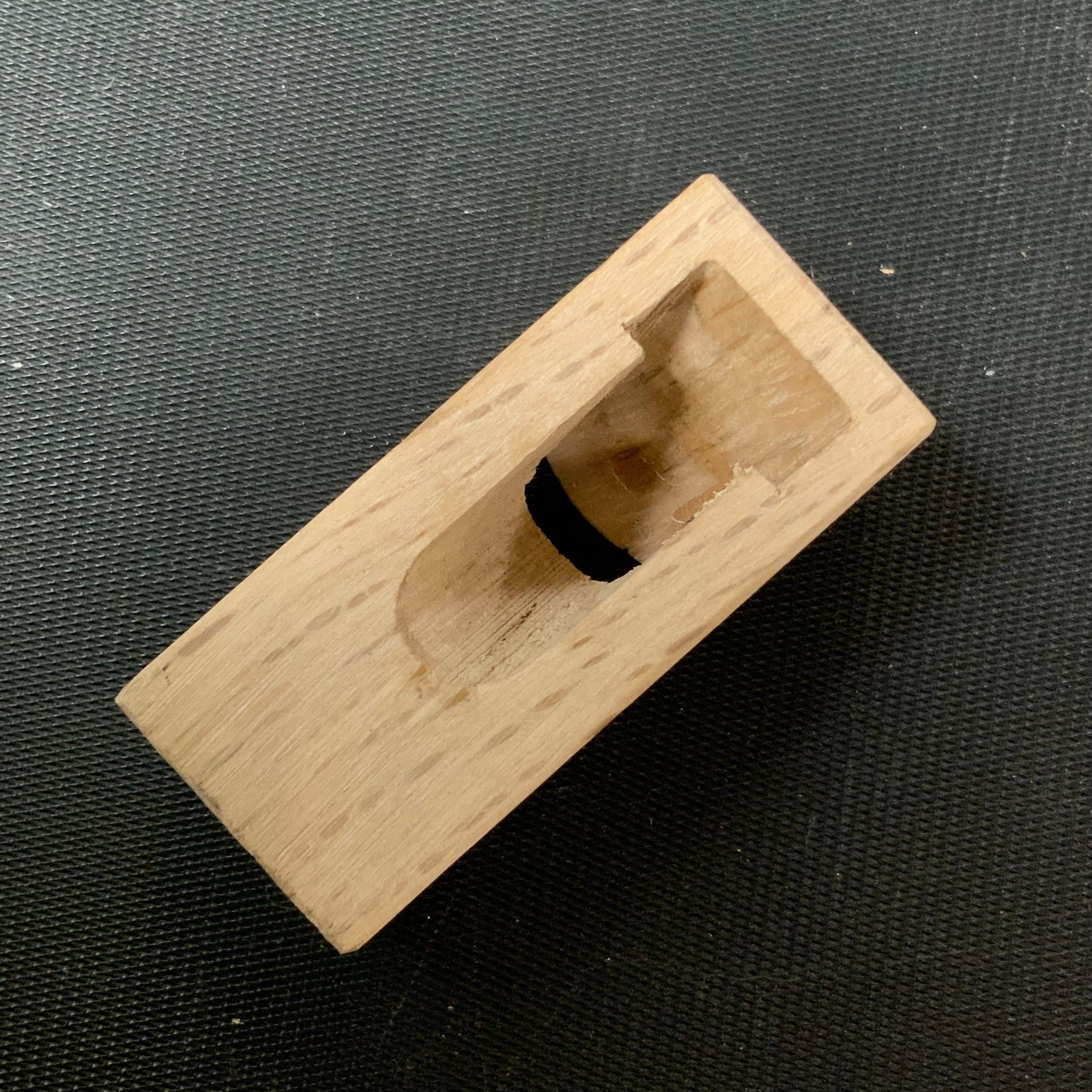 Ultra-small Spoon bottom plane (Shihosori-Kanna) 極豆四方反鉋 12mm