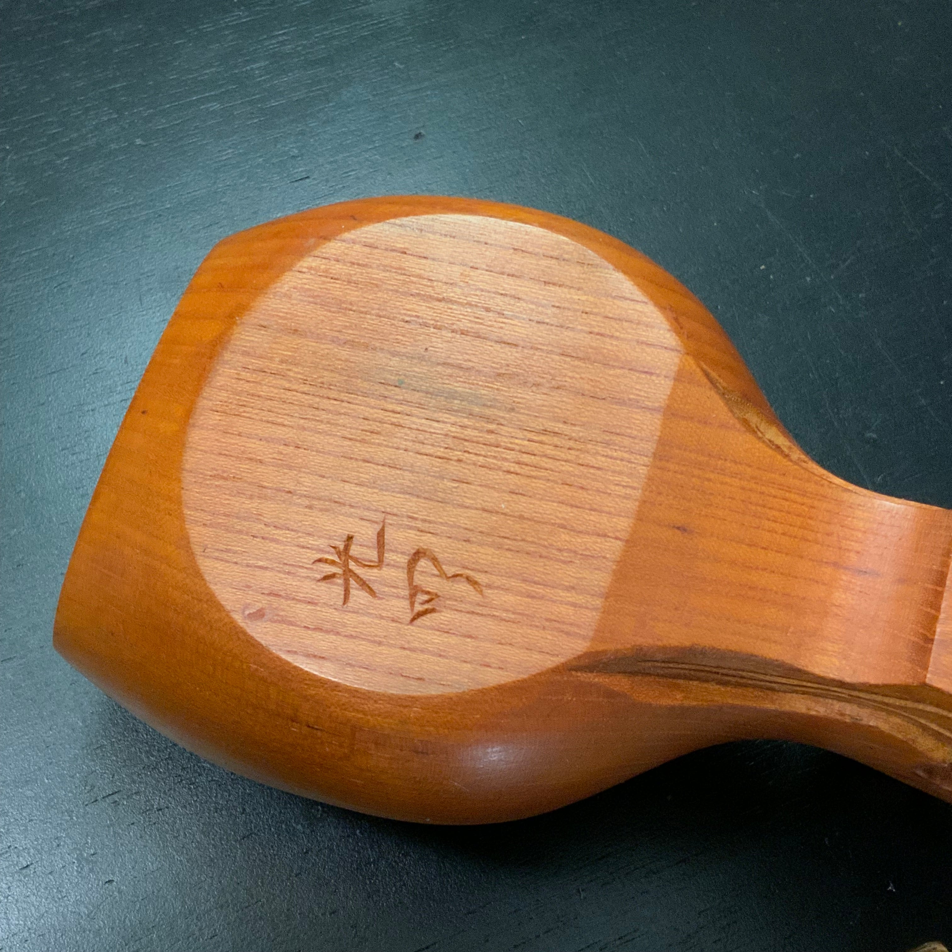 #ST54 Japanese Carpenter Ink Pot Traditional Measuring Tools Sumitsubo 墨壺 欅 250mm