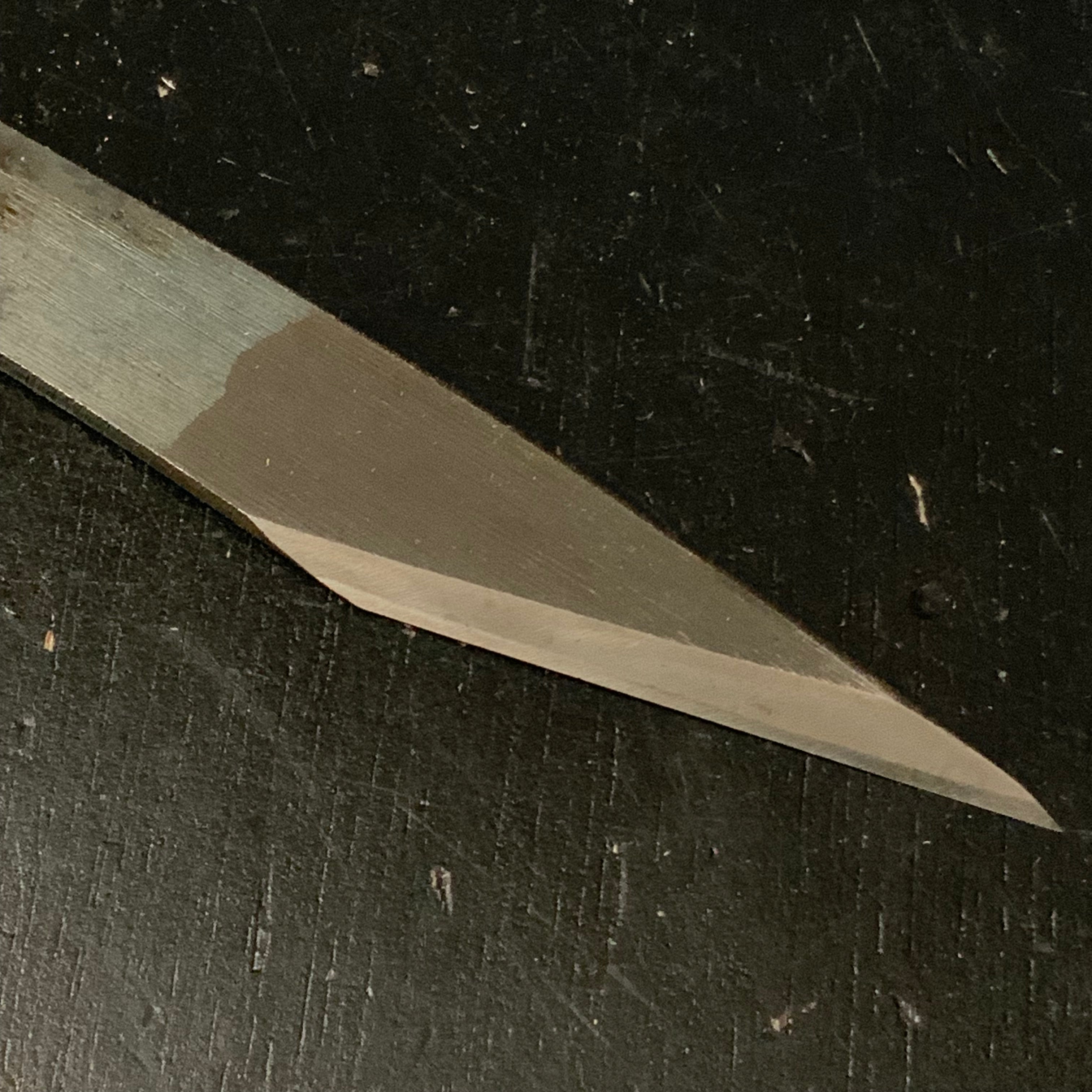 Old stock #2 Kouzaburo Kiridashi Kokatana Right hand 掘出し物 直 長谷川幸三郎作 切出し 7分 右