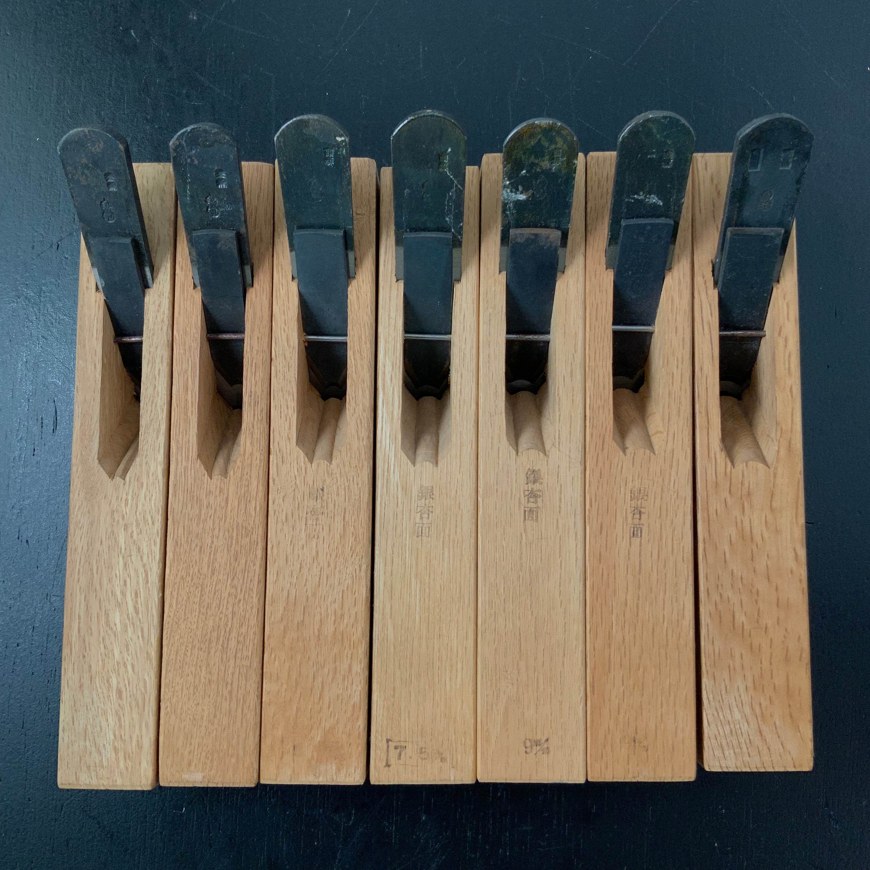 Old stock Traditional Chamfer Plane Ginnanmen 掘出し物 面取鉋 銀杏面