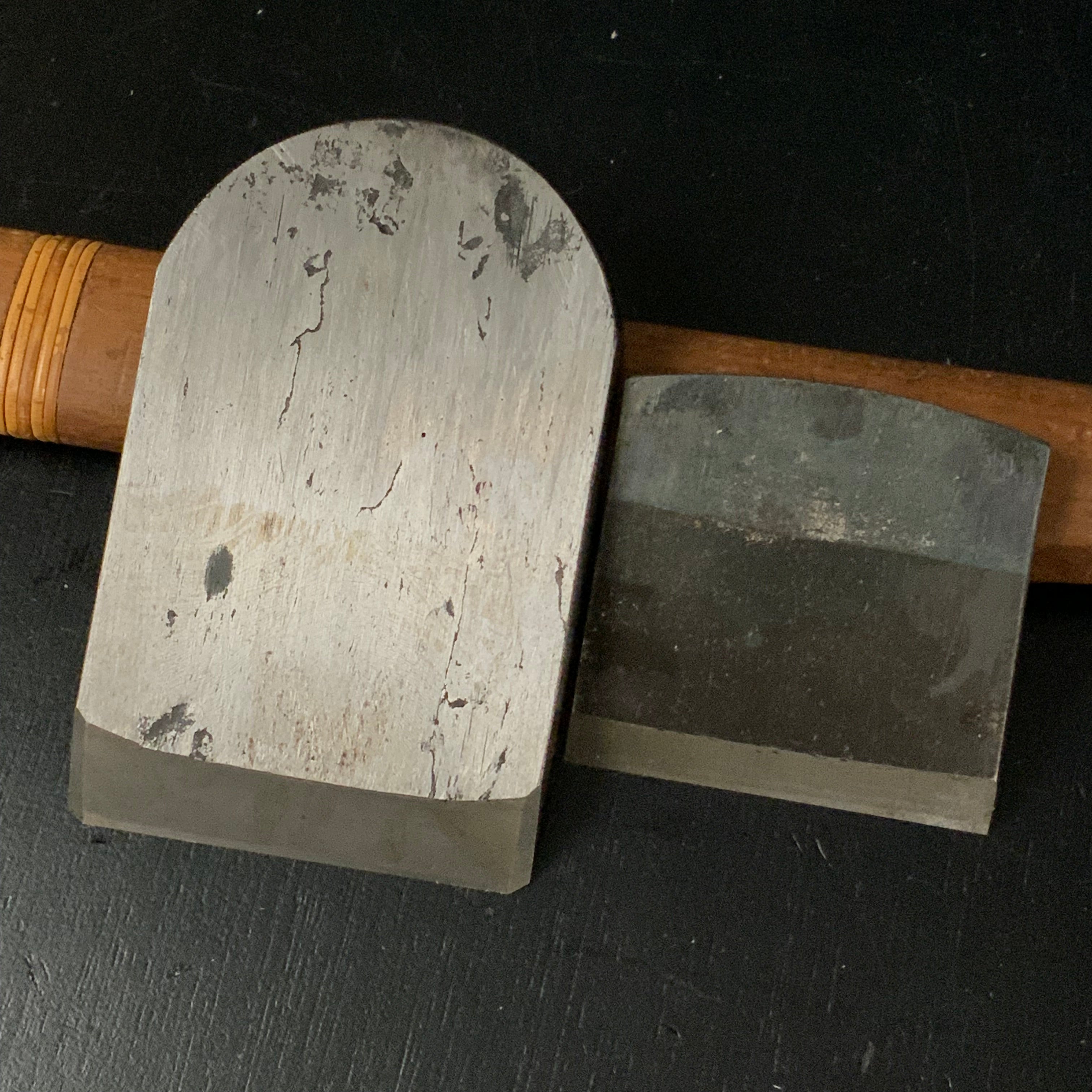 Old stock Sekimagoroku Smoothing Plane(Kanna) by Sekikawa Seikichi 掘出し物 関孫六 関川誠吉作 仕上げ鉋 水平屋引取品 70mm