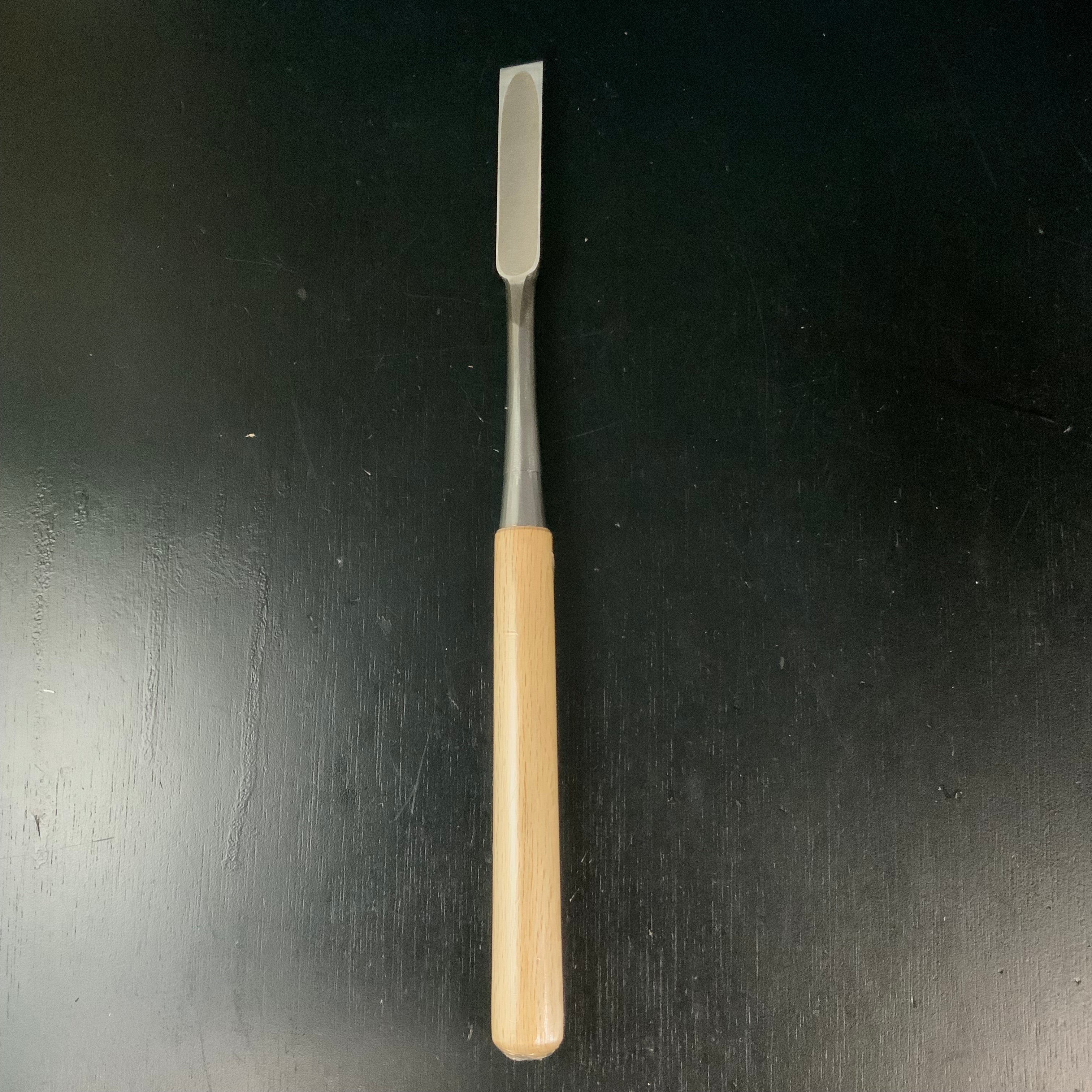 Tasai Special Dovetail Paring chisels with blue steel 田斎作 鎬薄鑿 白樫柄 18mm usunomi