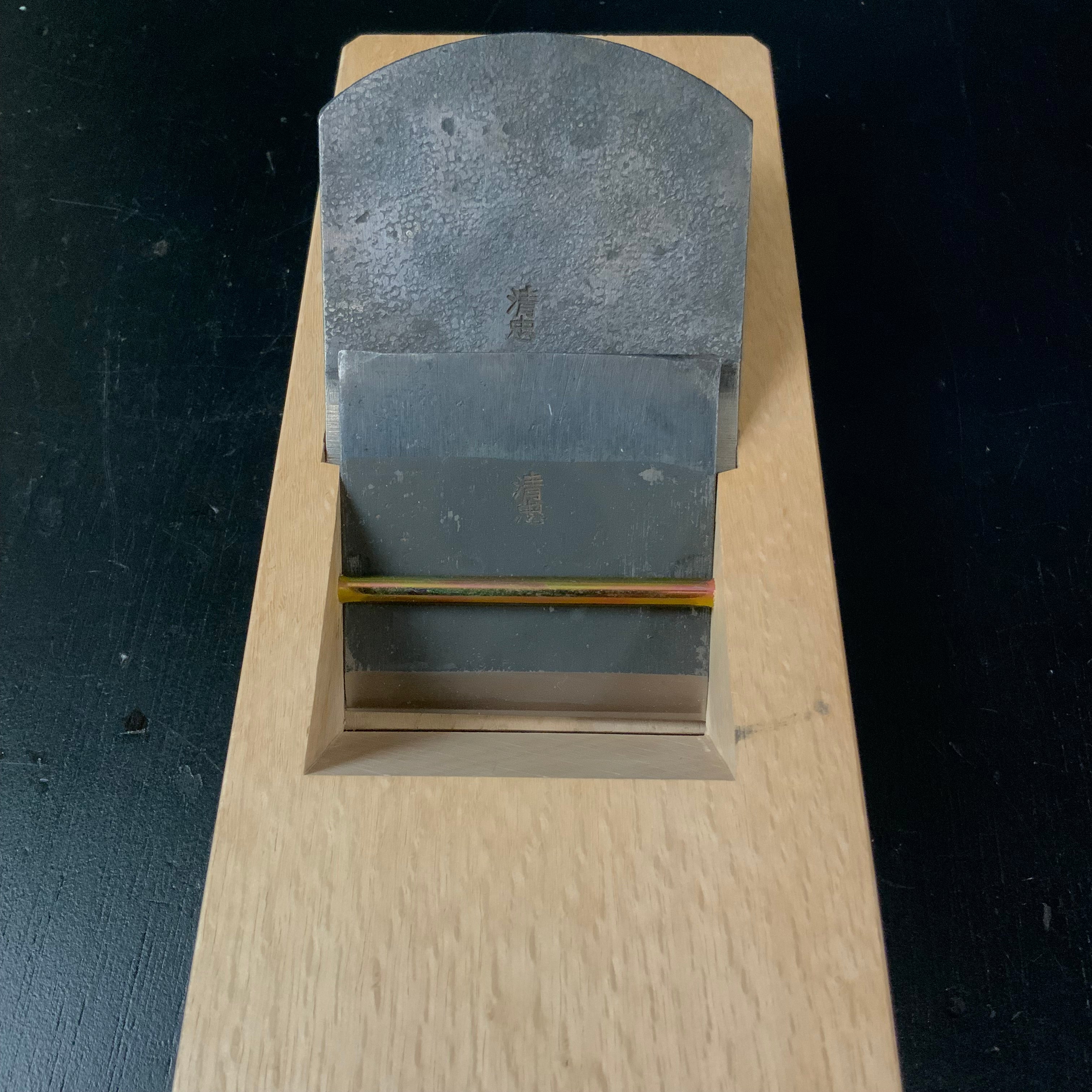 Old Stock #2 Kiyotada Smoothing Long body Plane(Kanna) by Suiheiya 掘出し物 清忠 長台鉋 70mm