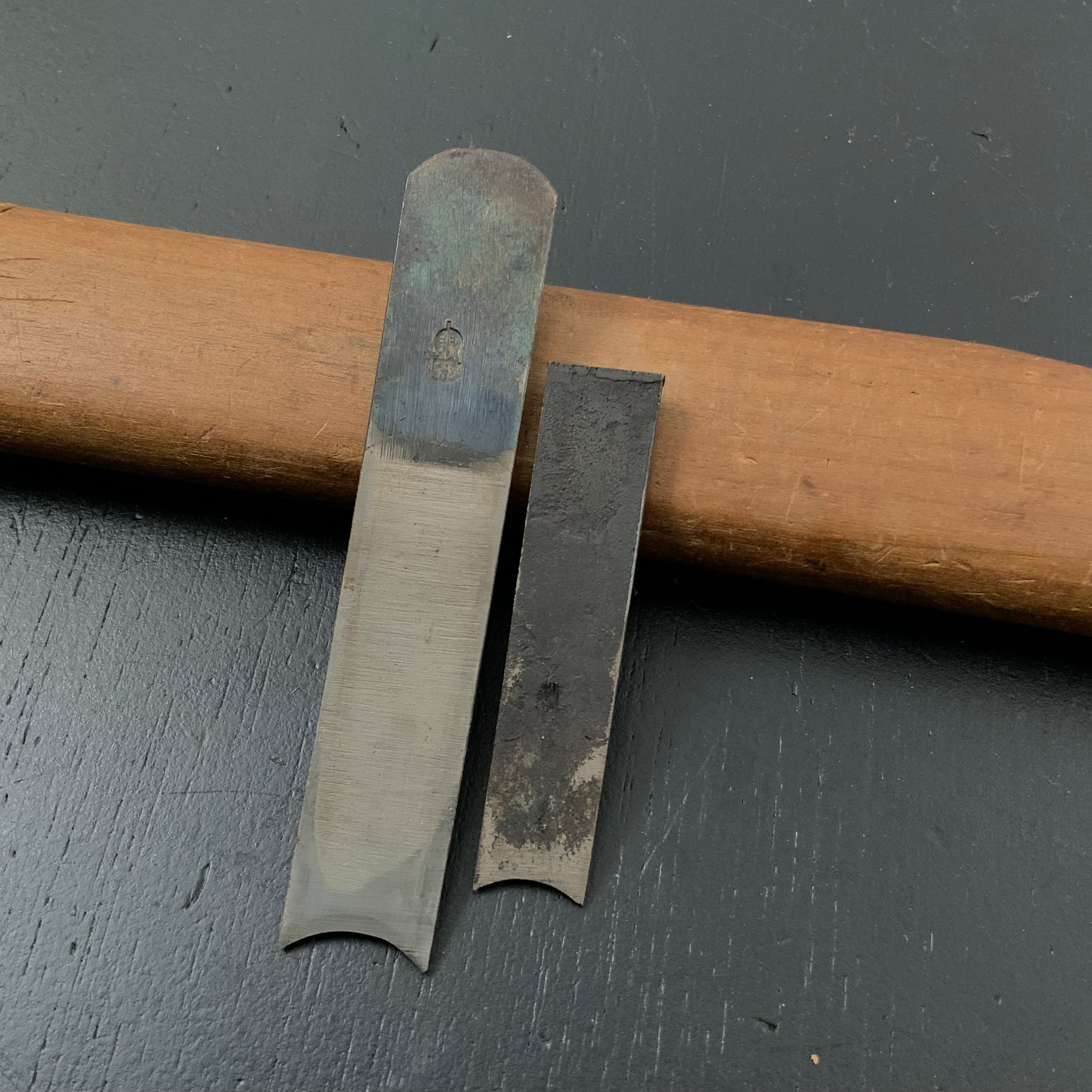 掘出し物 義弘 内丸鉋 Old stock Yoshihiro Small Rounding Plane (Uchimaru Kanna)