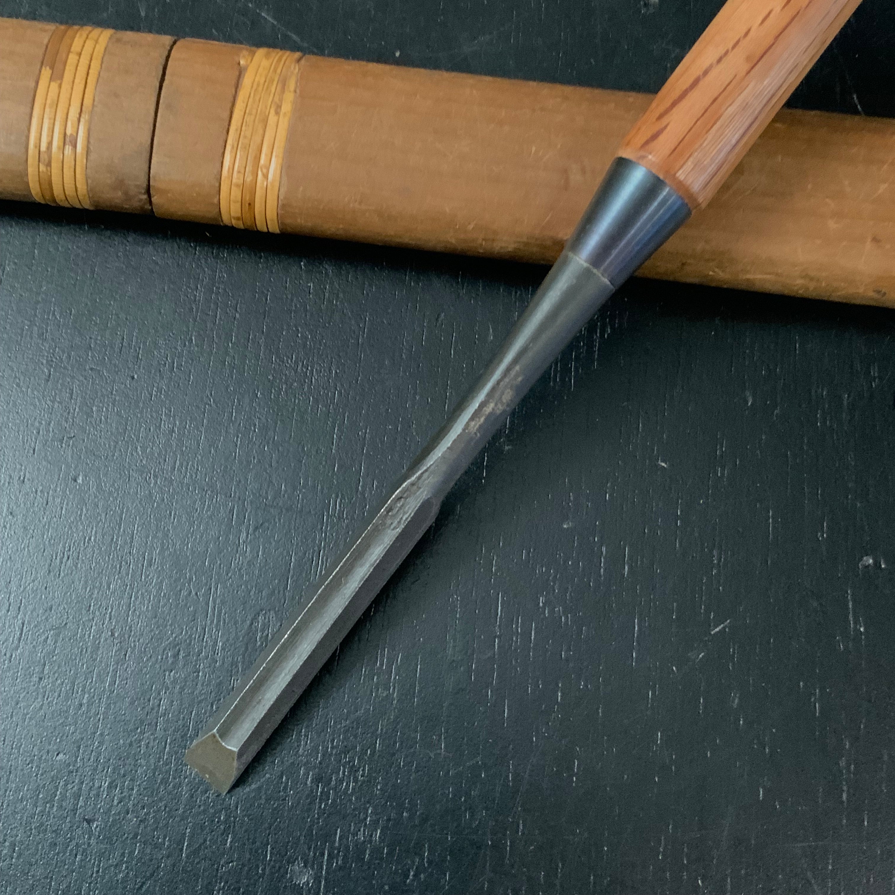 Old stock Hidari Hisasaku Bench chisels 9mm 掘出し物 左久作 追入鑿 9mm