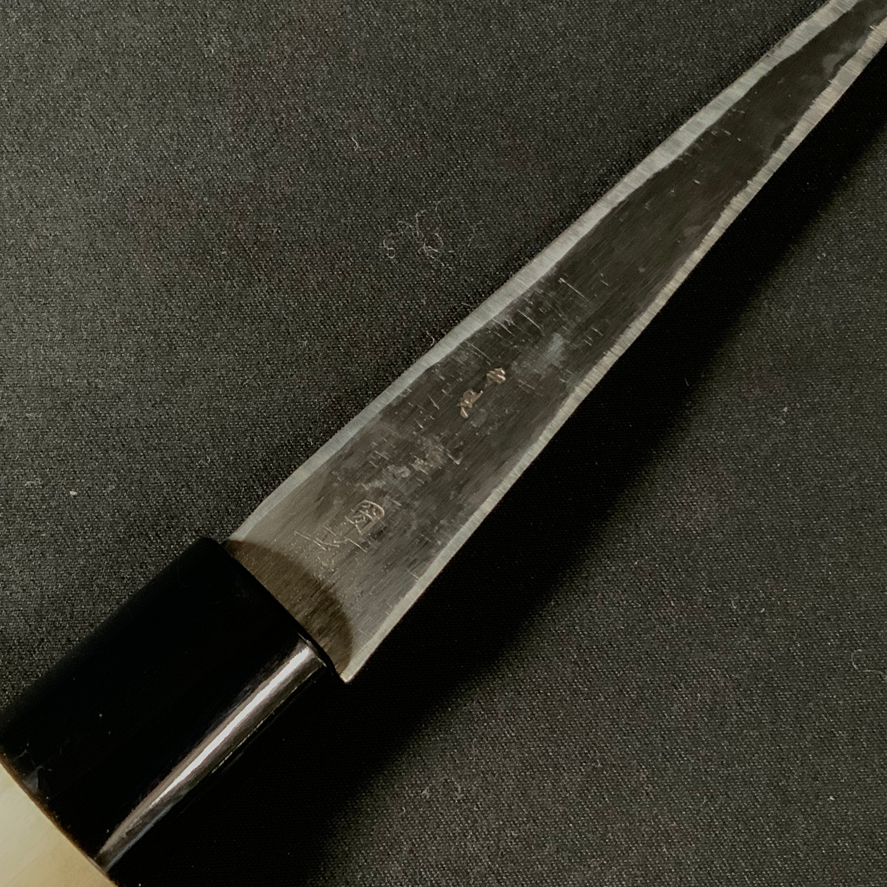 梅心子 繰り小刀 左 135mm サヤなし Baishinshi Kuri Kokatana (Carving knife) Left hand
