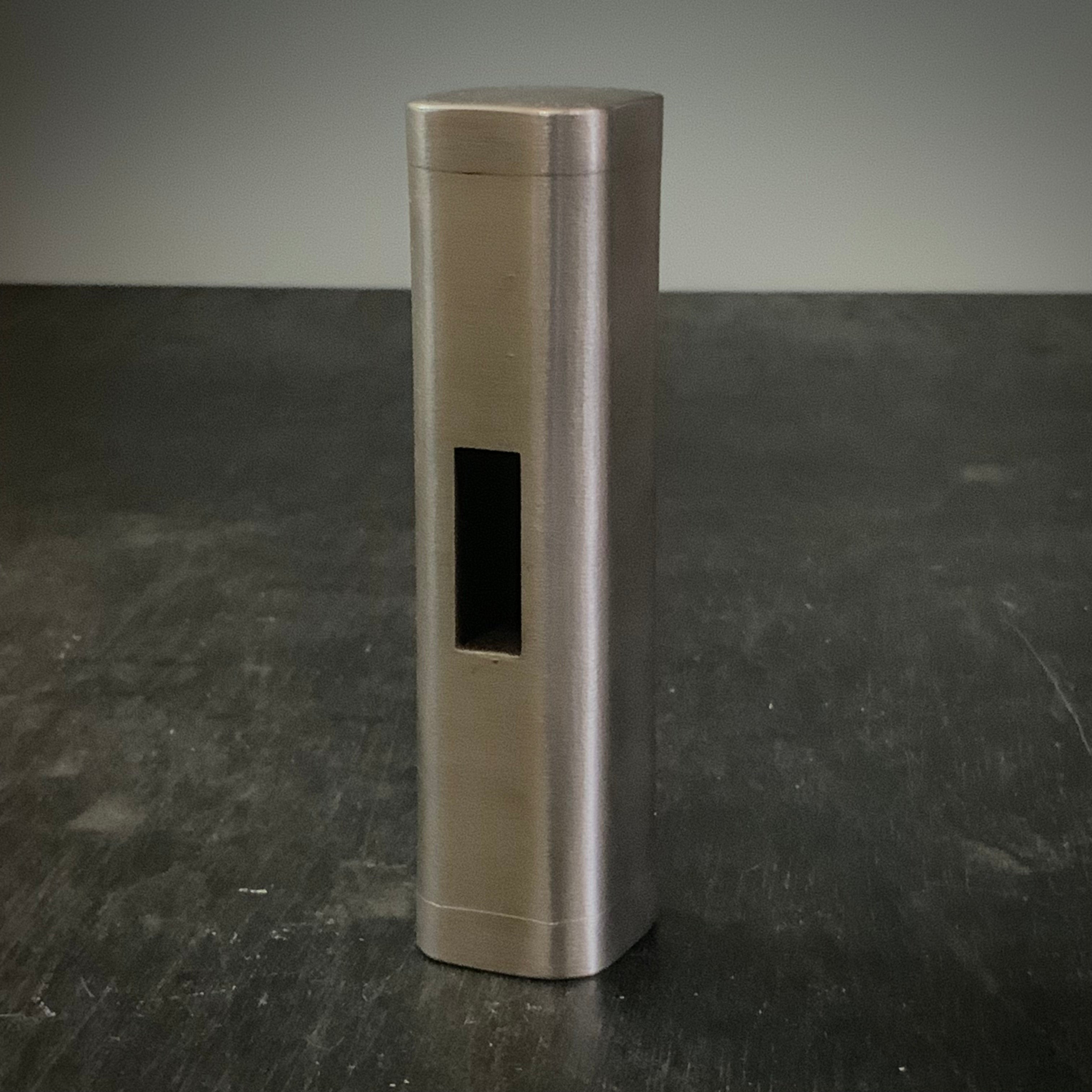 Touroku Silver finish Square Hammers(Gennon) by Hiroki‘s Apprentice 藤六 四角玄翁 燻仕上