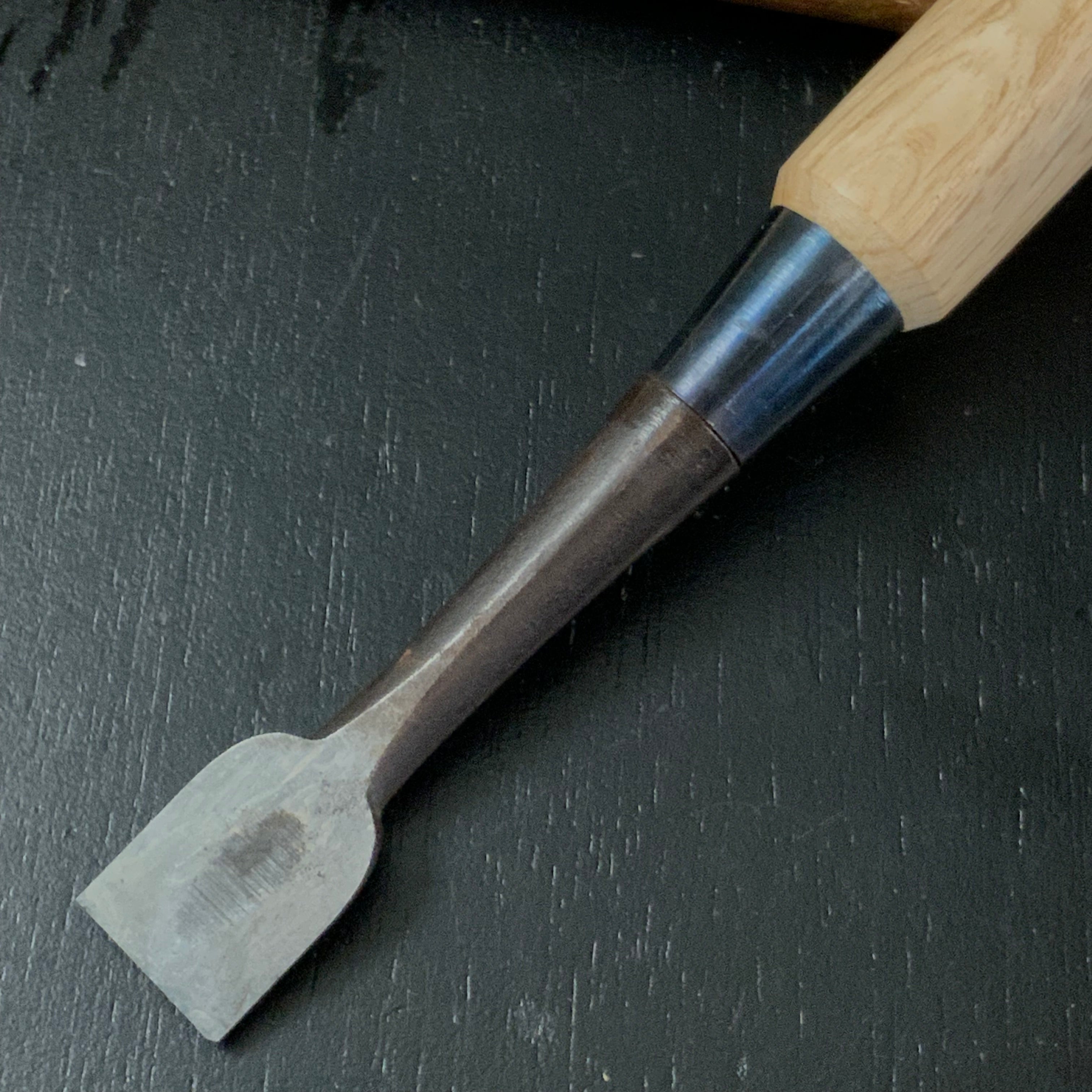 Used Sukechika Bench chisels by Tokyo smith 掘出し物 助近 藤倉萬之助作 追入鑿 18mm