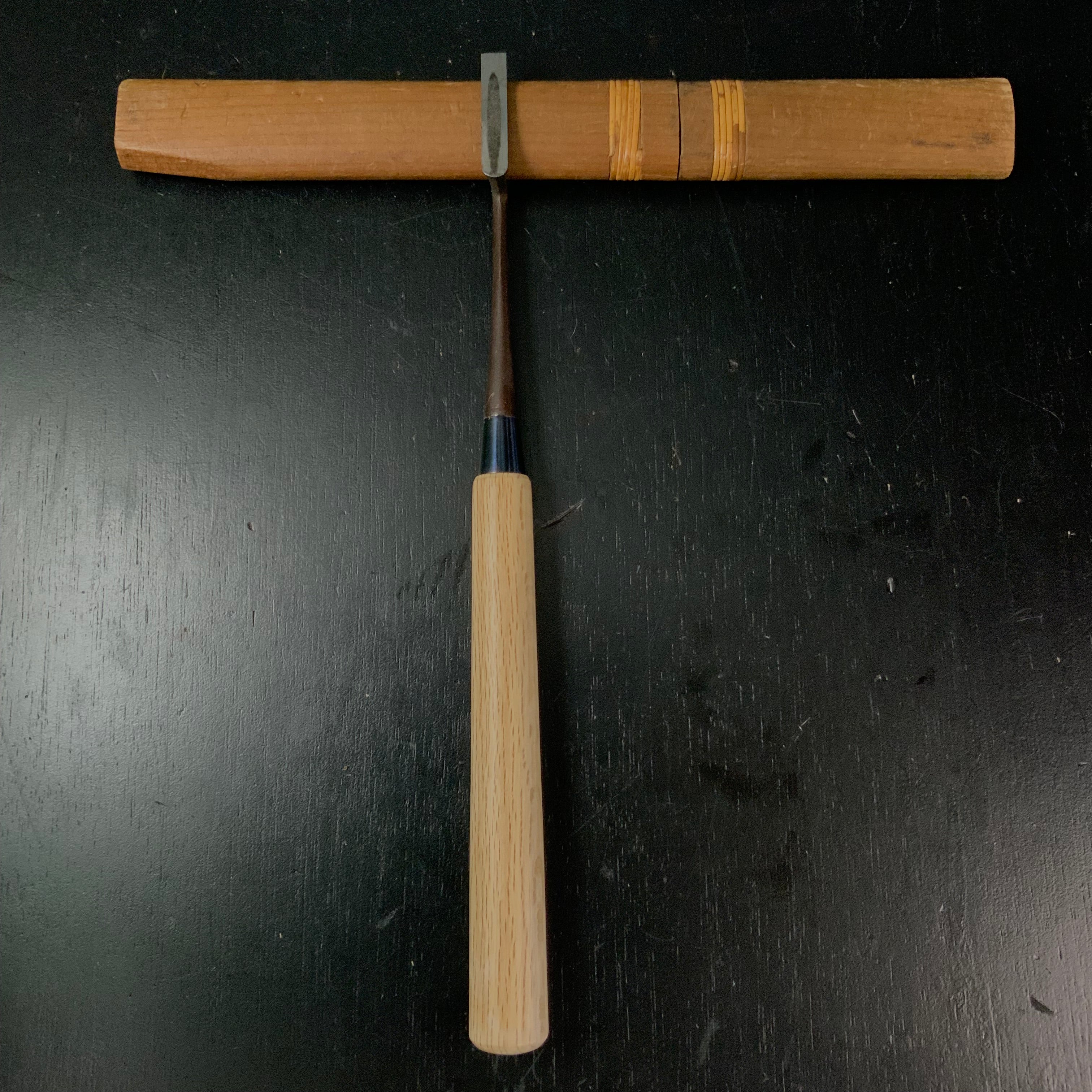 Old stock Hirayoshi Dovetail Trowel chisels (Kotenomi) 掘出し物 平義 鎬 鏝鑿 kotenomi 9mm
