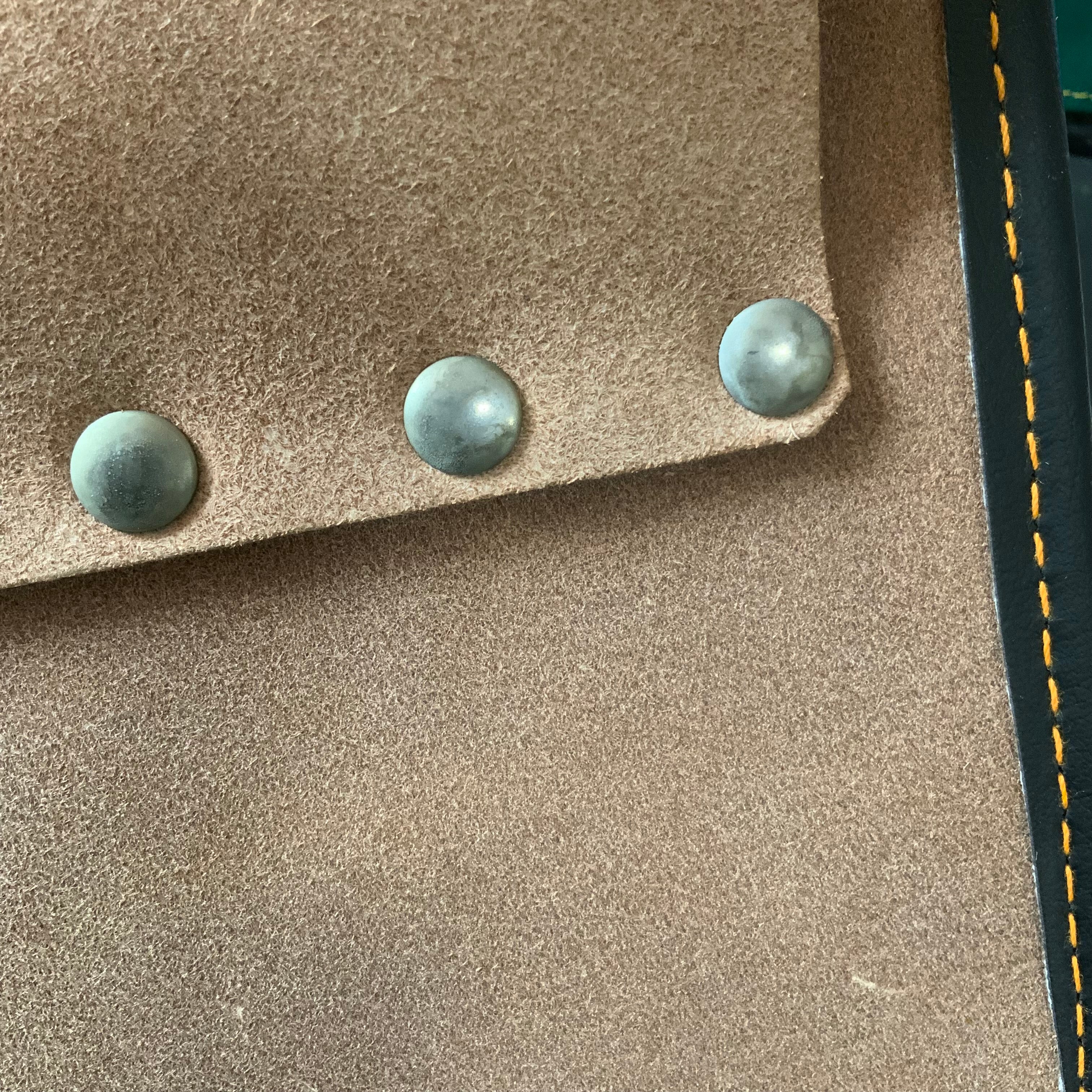 Kouetsu Working Waist Bag Japanese Carpenter Leather Bag 侊悦 大工用腰袋 メタリック革製