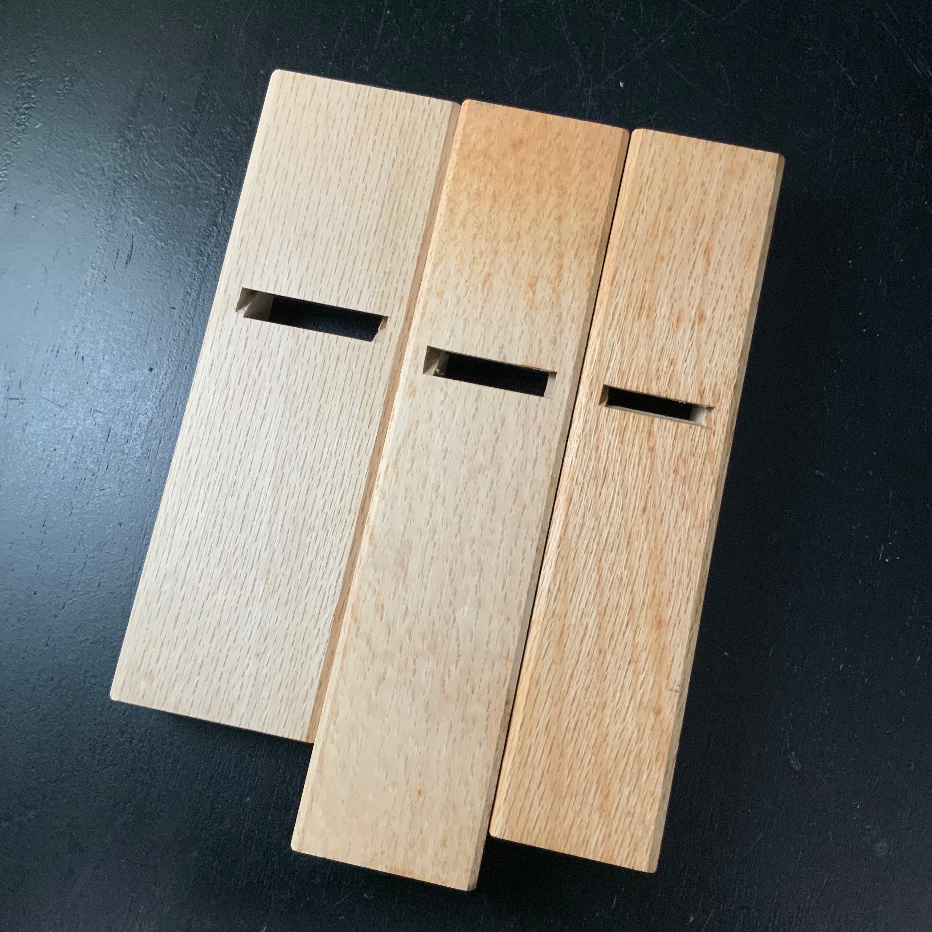 Old stock Mini Flat Plane with Blue Steel 掘出し物 廣重 豆平鉋 青紙鋼 36mm/42mm/48mm