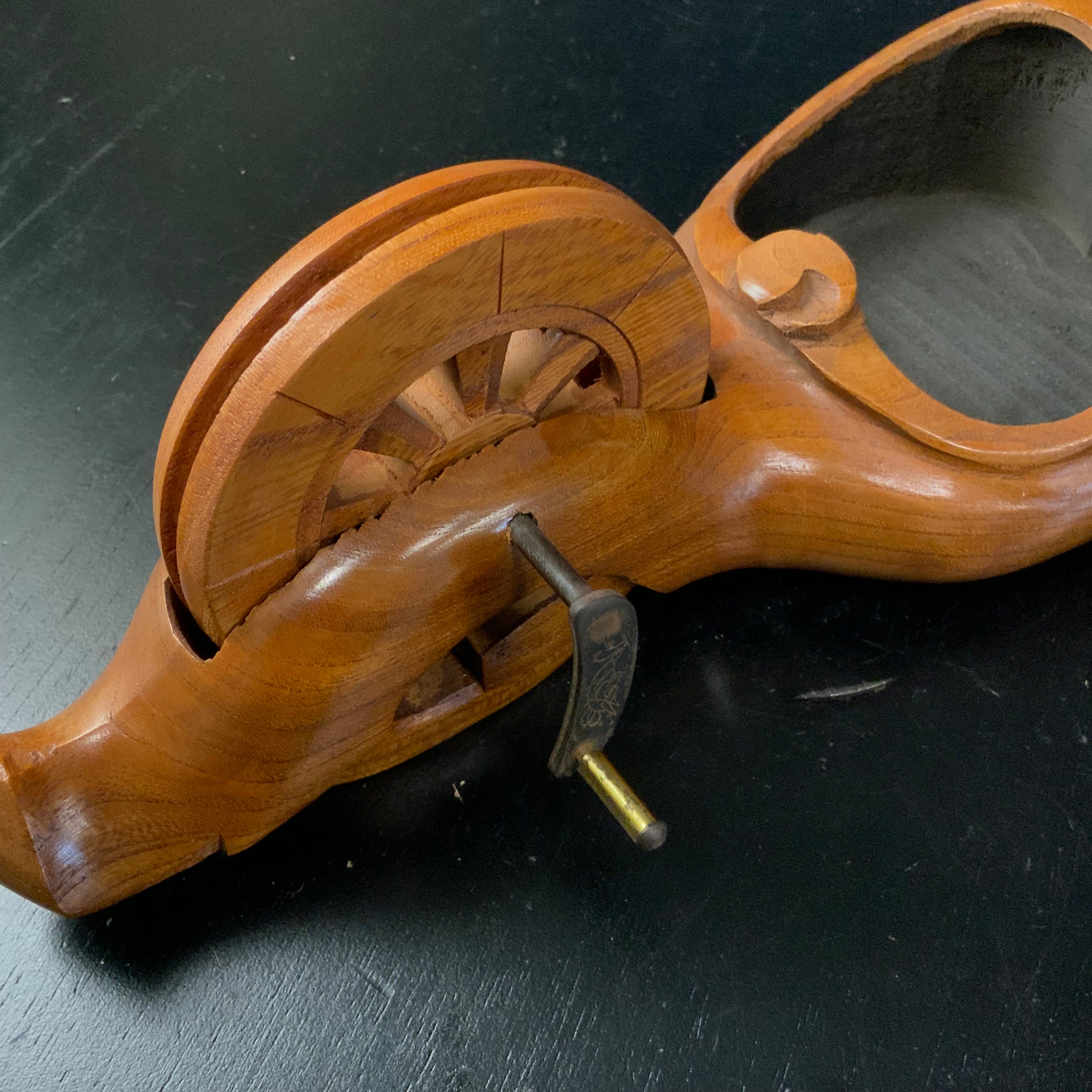 #ST57 Japanese Carpenter Ink Pot Traditional Measuring Tools Sumitsubo by Tsubogen 坪源作 墨壺 255mm