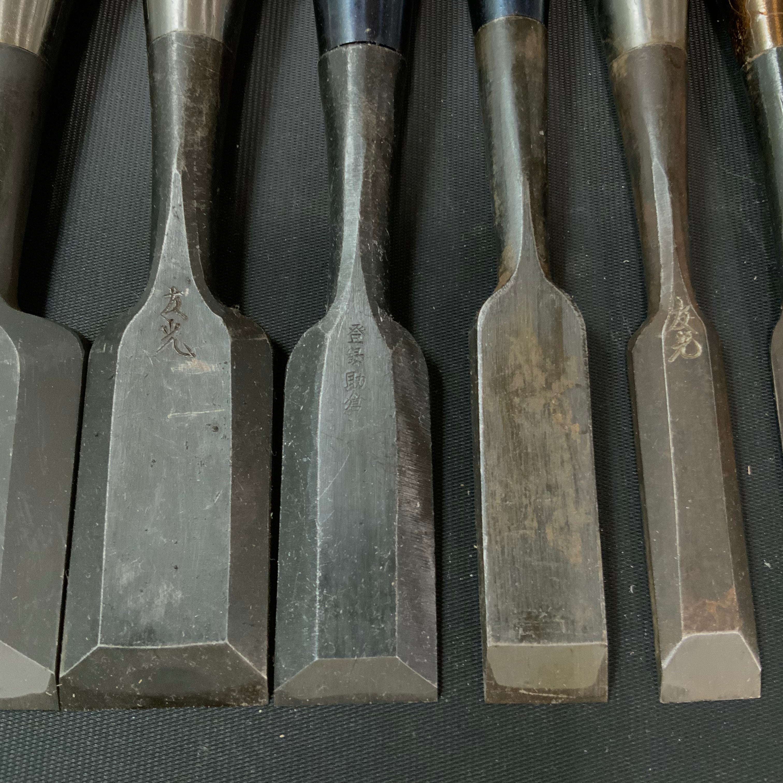 #M141 Mixed set for beginner Bench chisels set by バラ鑿合わせ 初心者におすすめ 追入組鑿