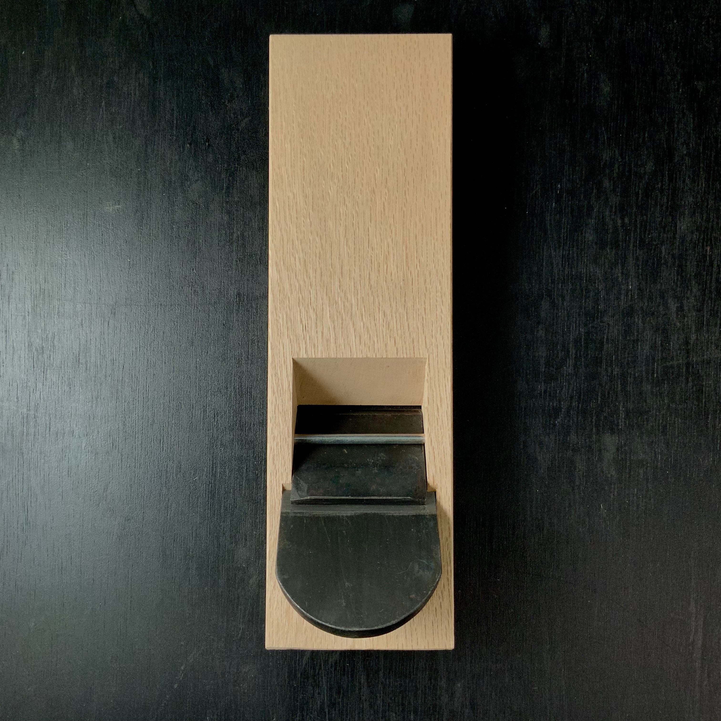 Old stock2 Yabane Smoothing Plane (Kanna) by Ishido Master 石堂輝秀作 矢羽根 仕上げ鉋 70mm