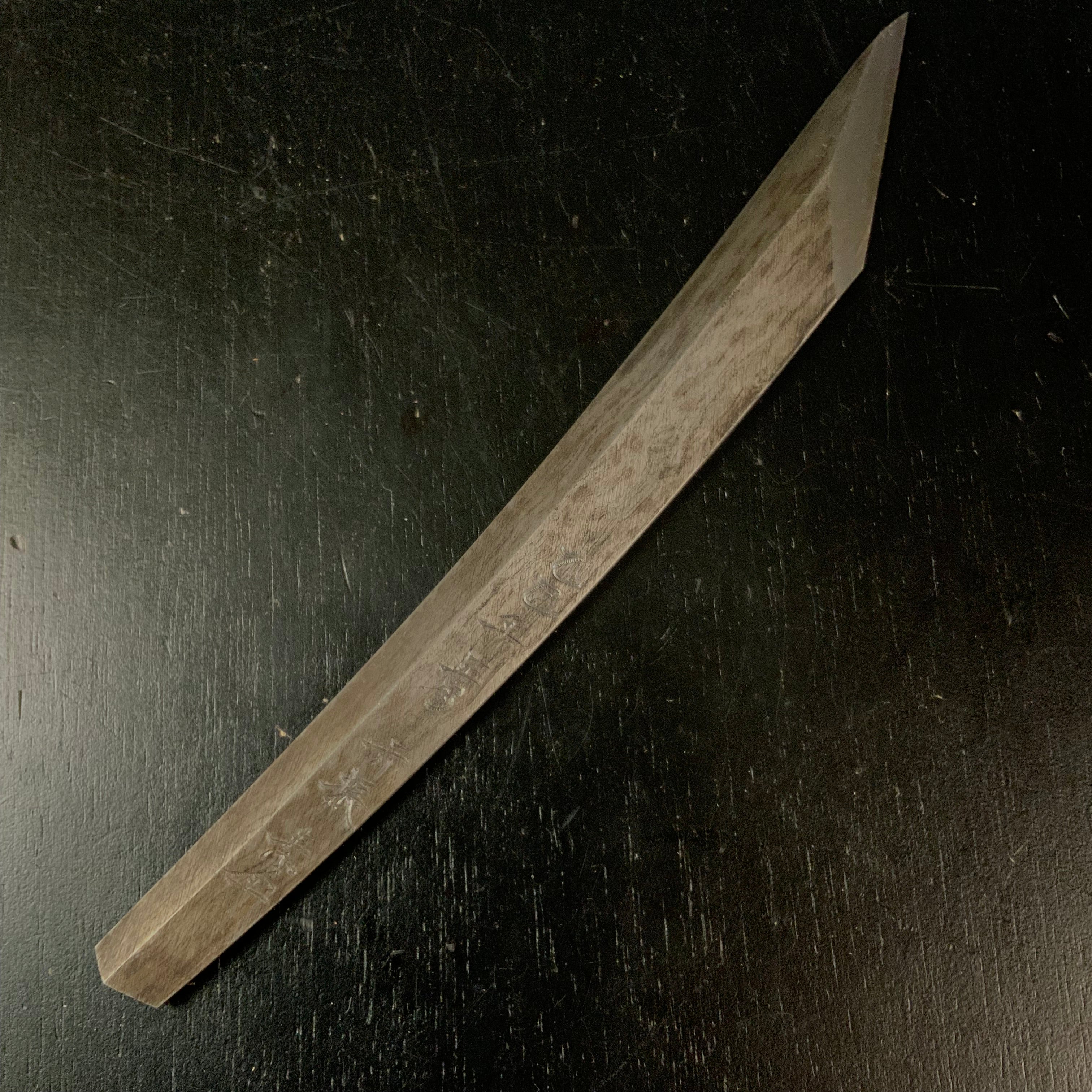 Kouronan Hirotsugu Right hand Kiridashi by Sozen Carving 行路難 廣貢 素全作 超硬材 切出し小刀 右 27mm