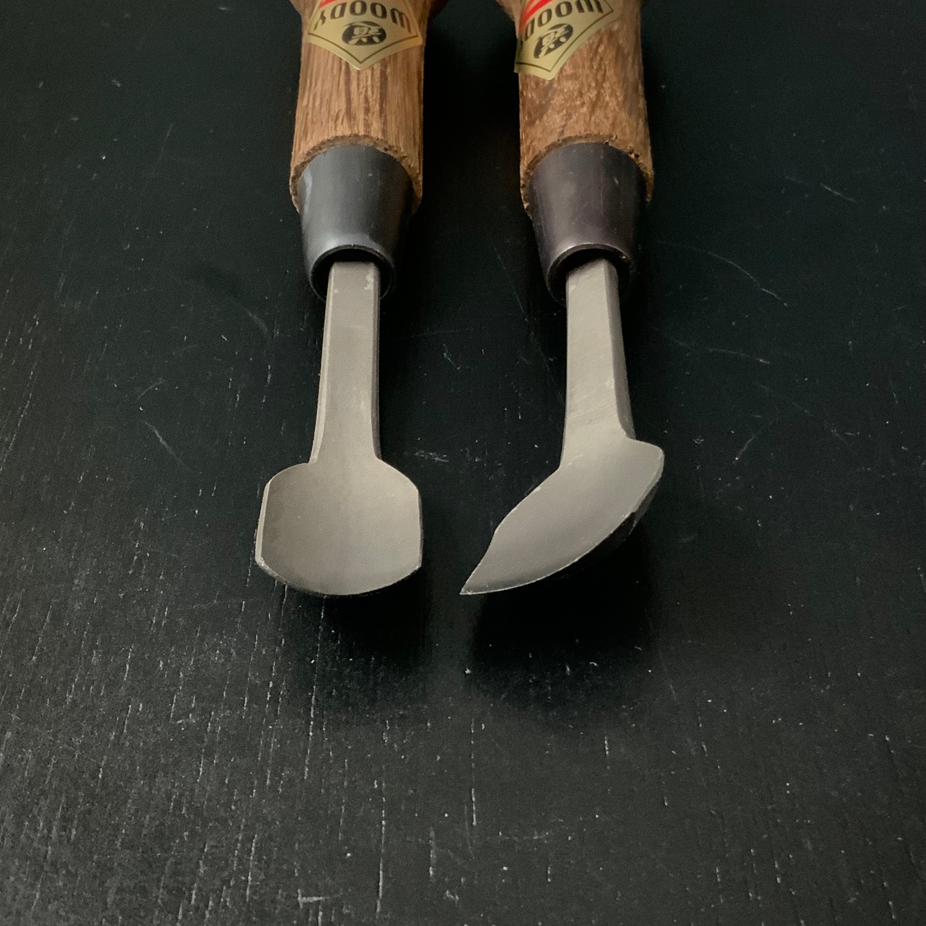 Heijoshin Michi Woody chisel Circular Squeak Blade / 平常心 道 ウッディチゼル 丸スクイ