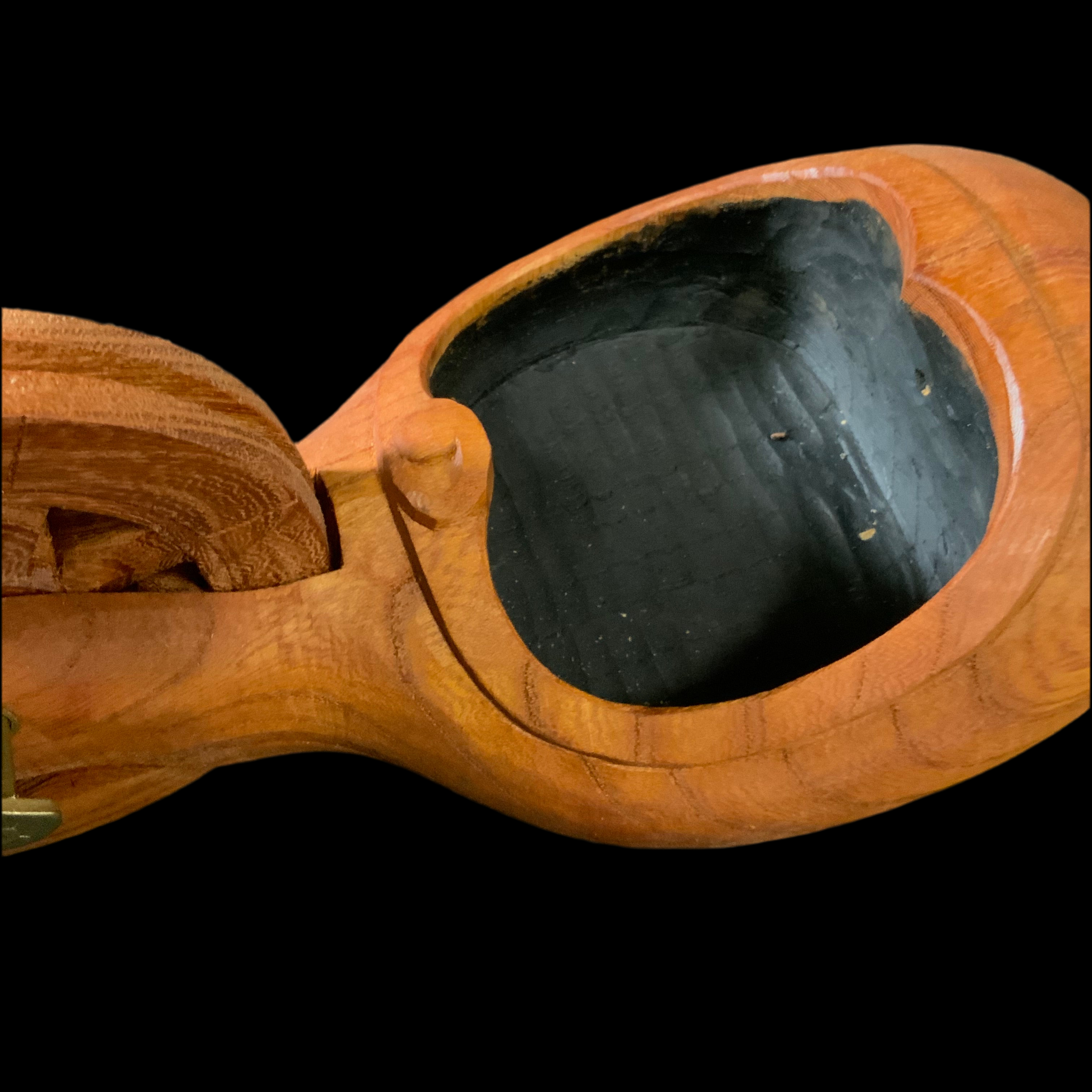 #ST59 坪辰作 新若葉 墨壺 255mm Japanese Carpenter Ink Pot Traditional Measuring Tools Sumitsubo by Tsubotatsu