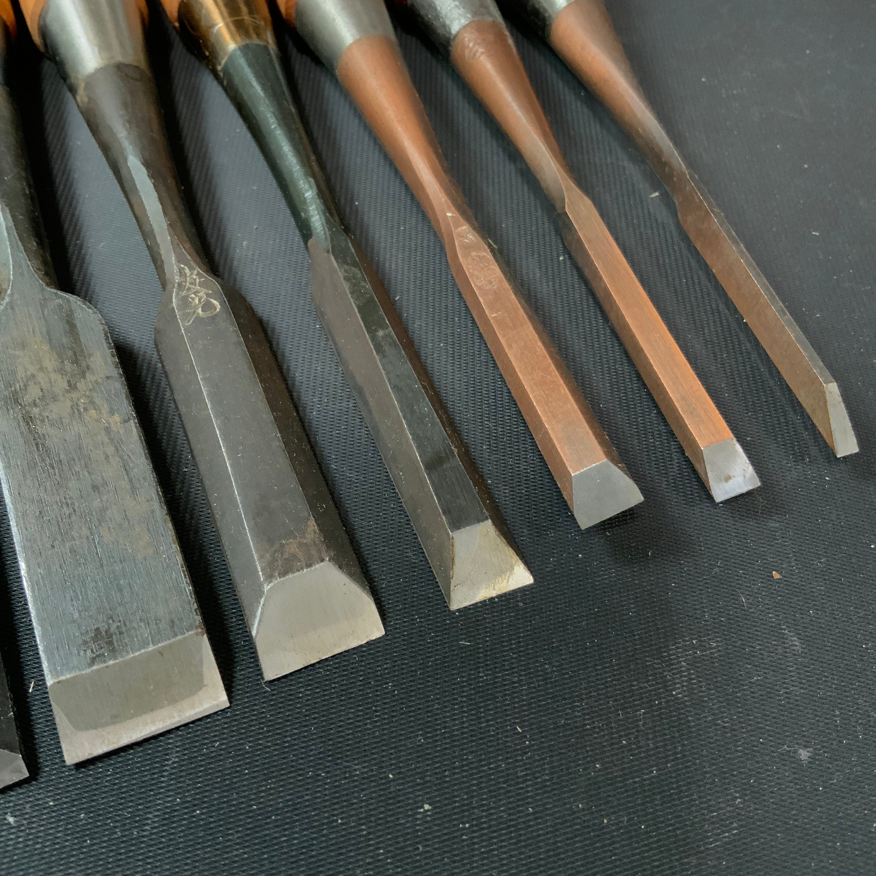 #M141 Mixed set for beginner Bench chisels set by バラ鑿合わせ 初心者におすすめ 追入組鑿