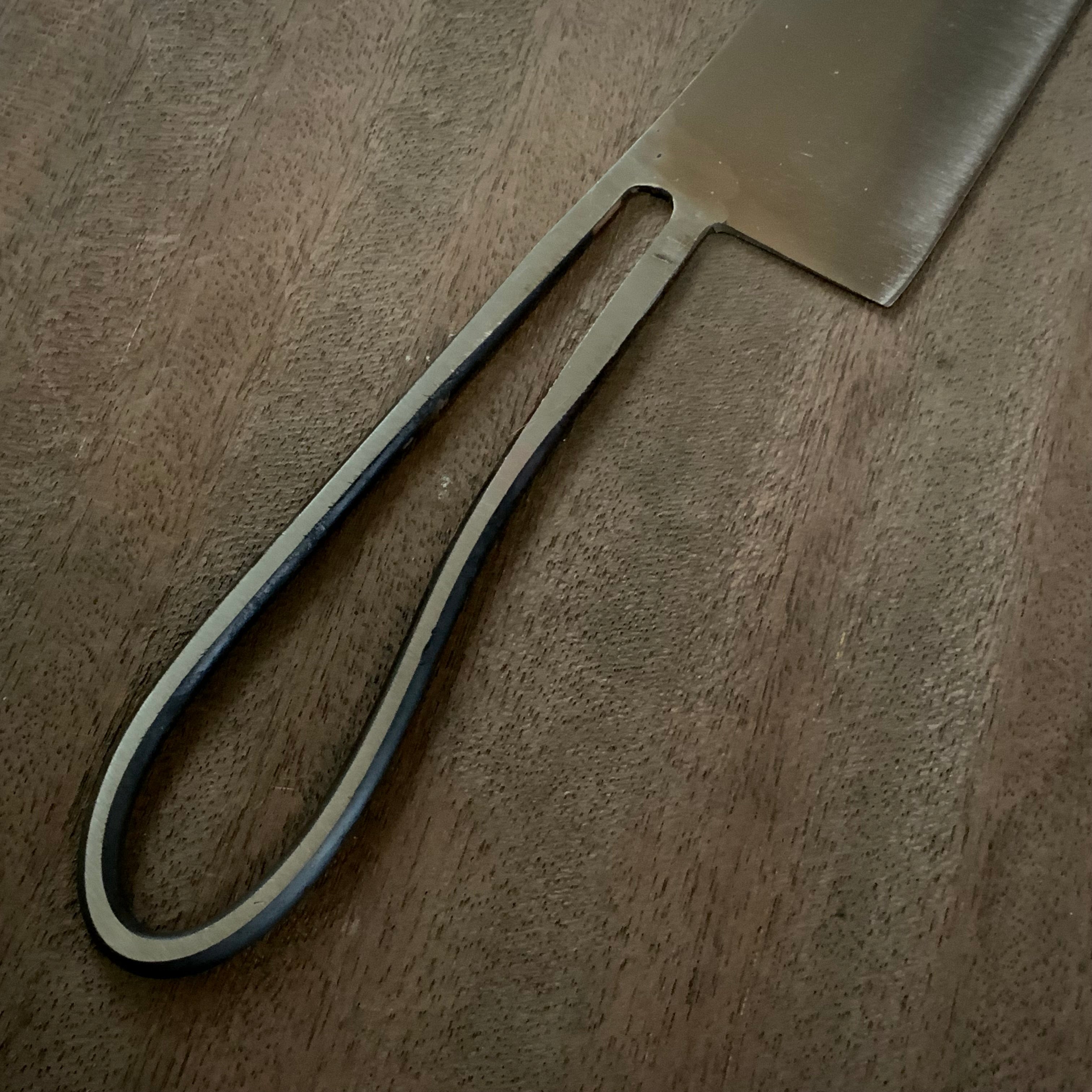 Old stock Igarashi Santoku handle Knife 掘出し物 いがらし ハンドルナイフ