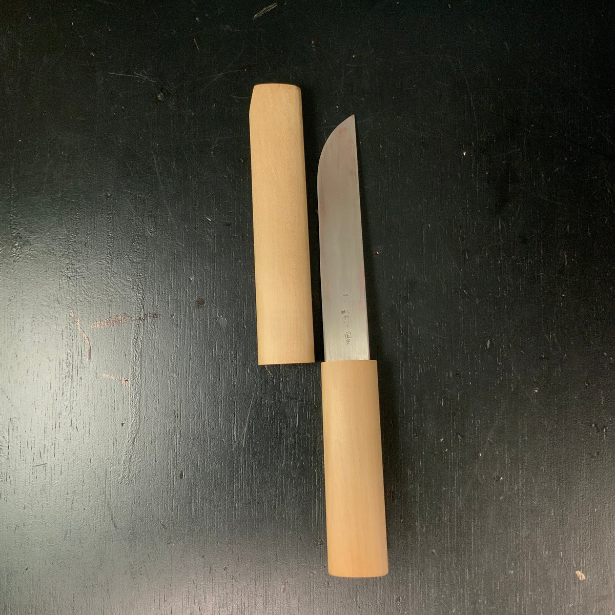 Old stock Baishinshi Kyoshiya Kokatana / 掘出し物 國光 梅心子 手打 経師屋小刀 右