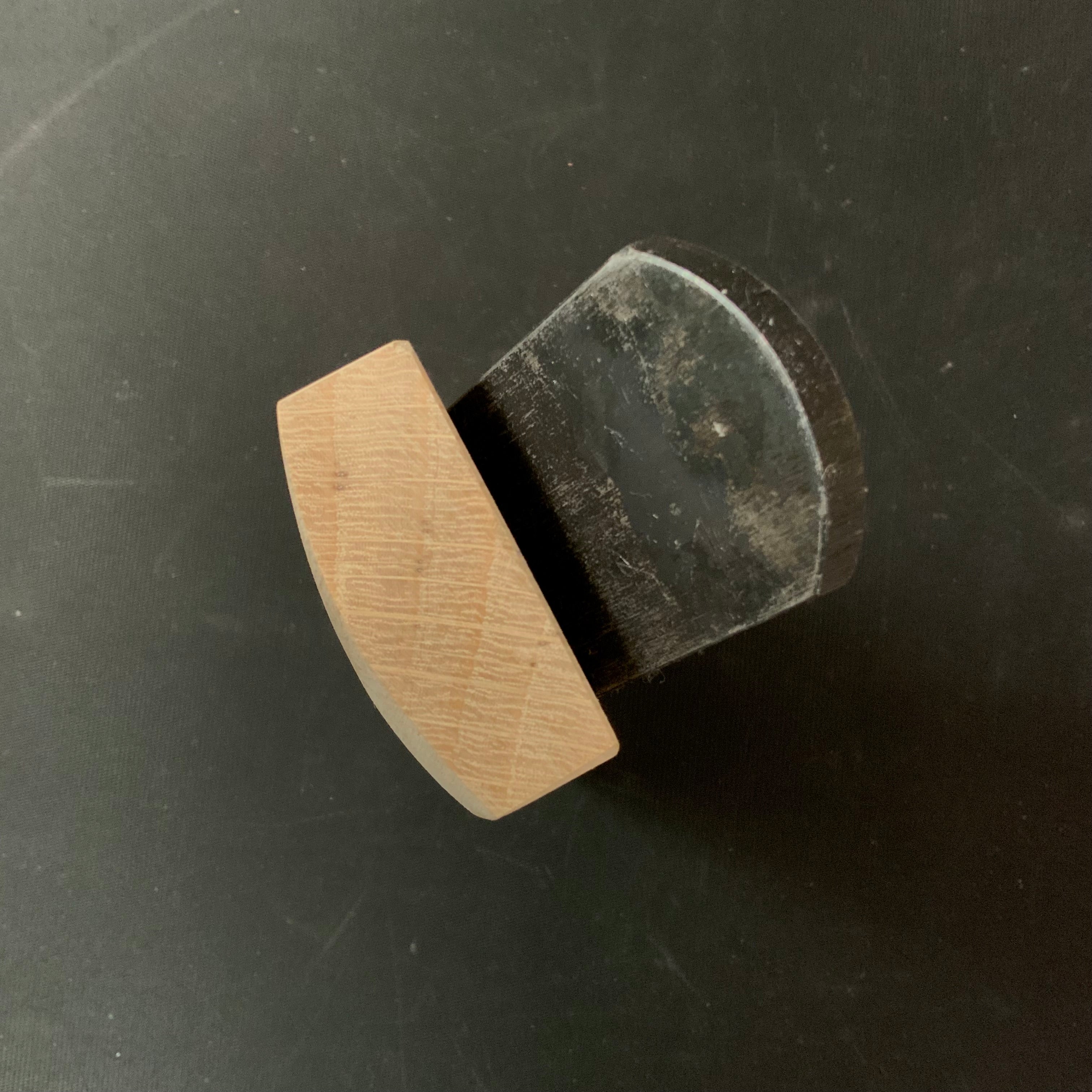 #2 Yoshitaka Mini Spoon bottom plane (Shihosori-Kanna) with white steel 義隆 豆四方反鉋 36,30mm