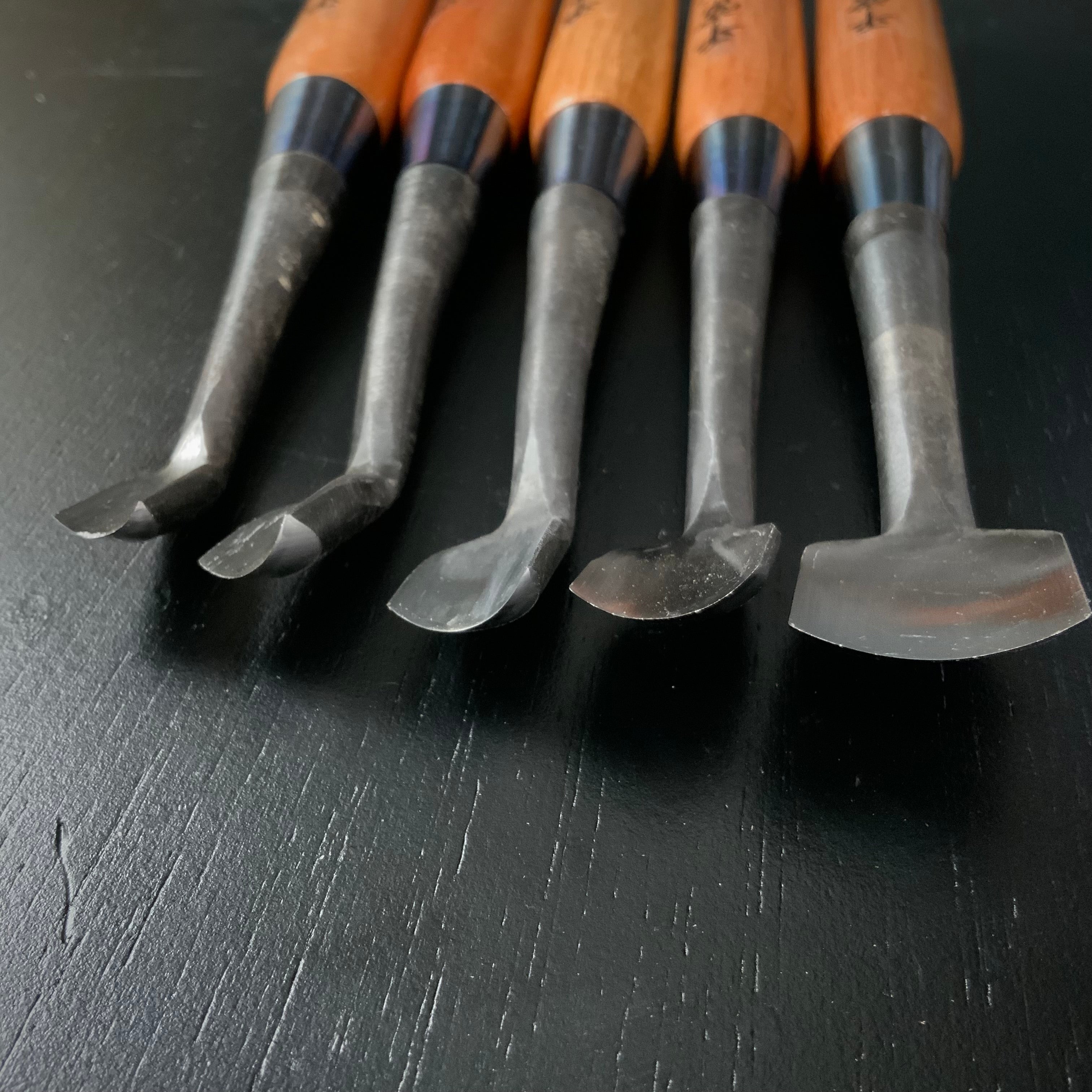Heijoshin Michi Spoon chisels Carving chisels / 平常心 道 彫刻鑿 丸スクイ