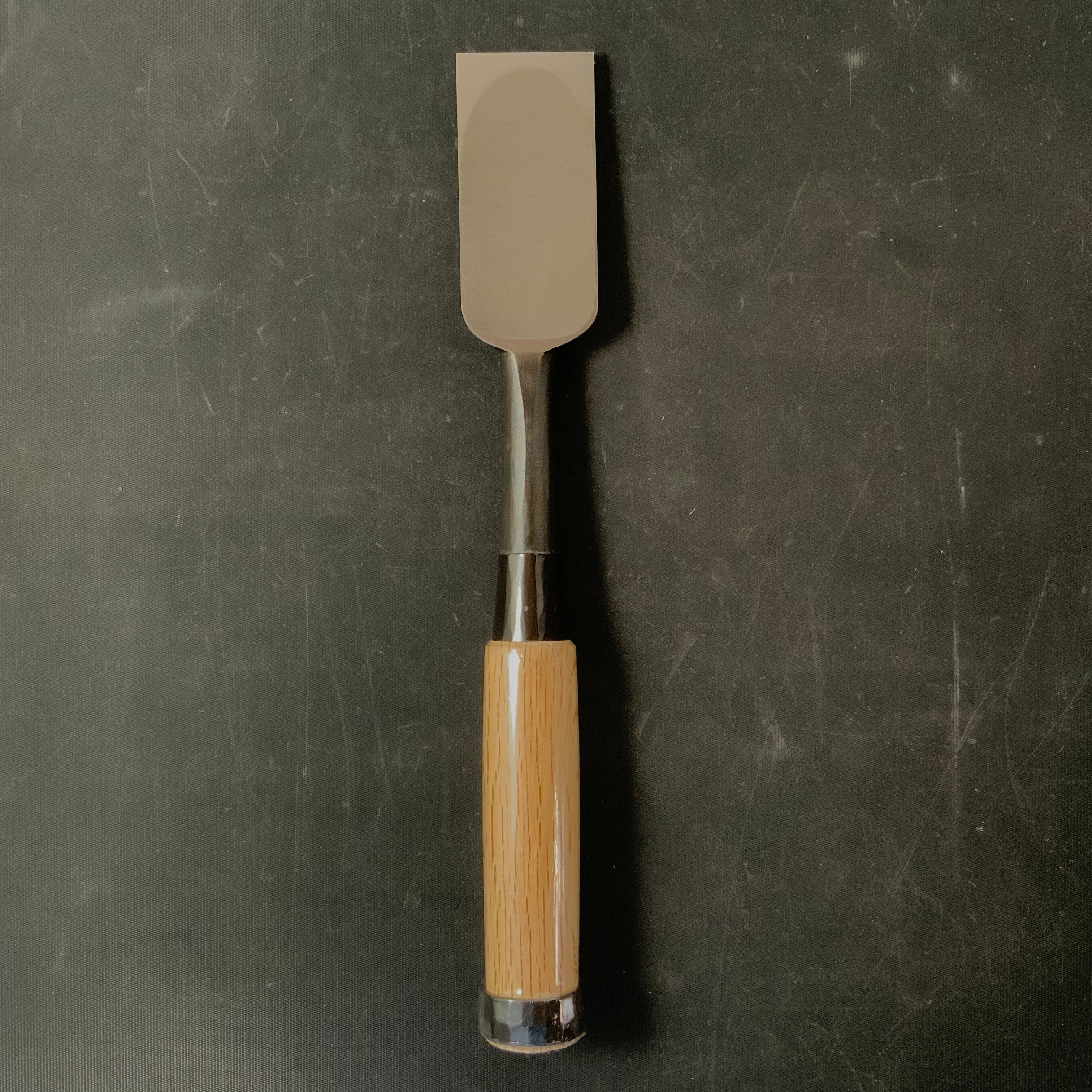 Tasai Timber chisels (Tatakinomi) with blue steel 田斎 黒仕上げ 叩鑿 42mm