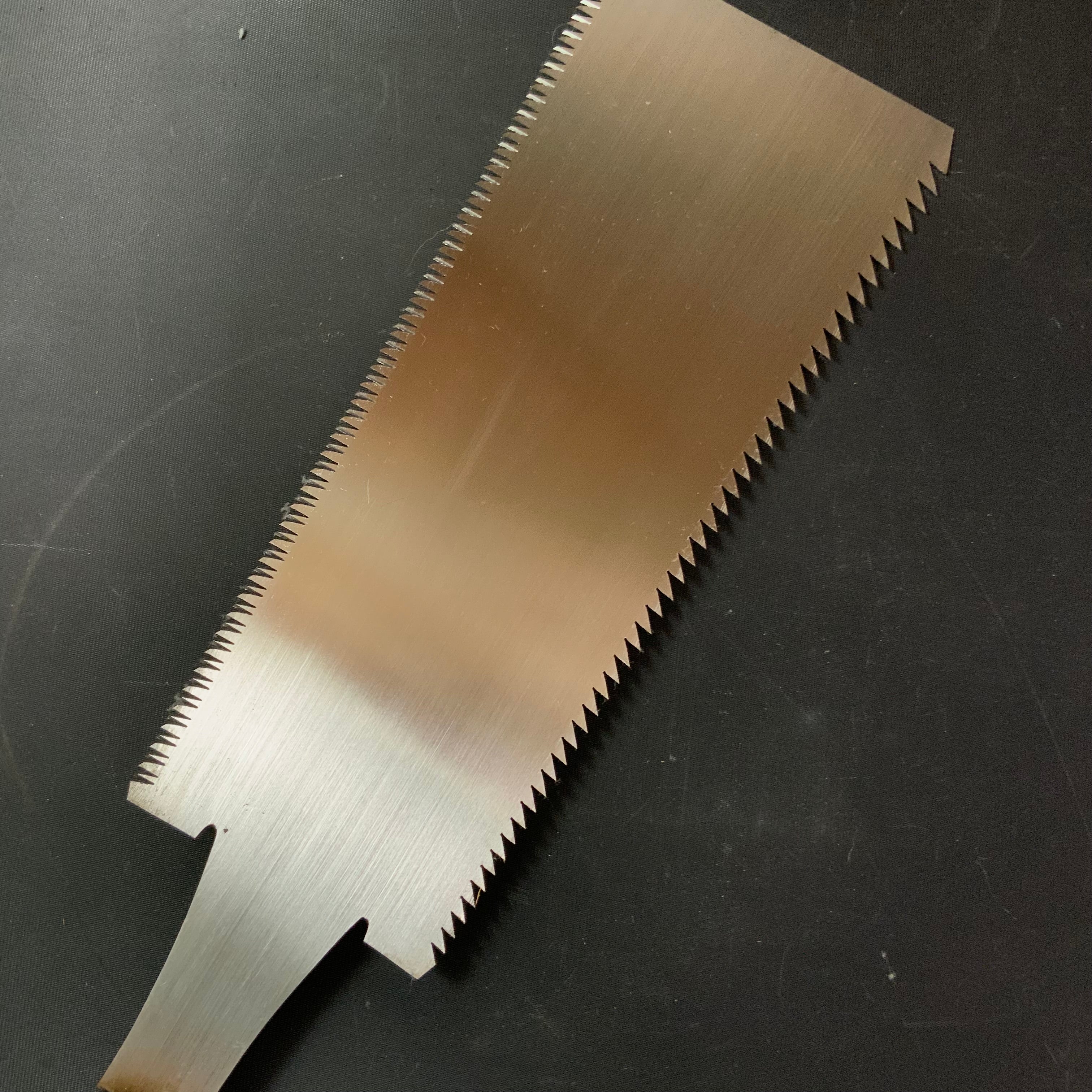 #R48 Ready to use! Old stock Double Edge Saw with Eddy Type Handles set by Kurashige 直ぐ使い 倉重栄助 目立 渦巻き柄 両刃鋸 280mm