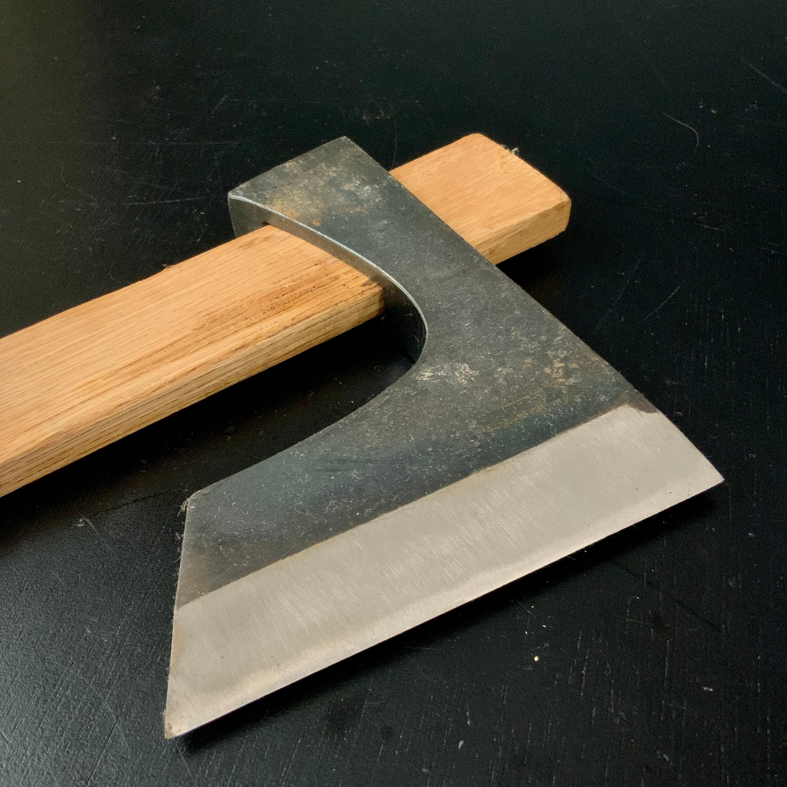 #Mk18 Old stock Japanese Carpenter's Axe 掘出し物 鉞 木割り斧 Masakari