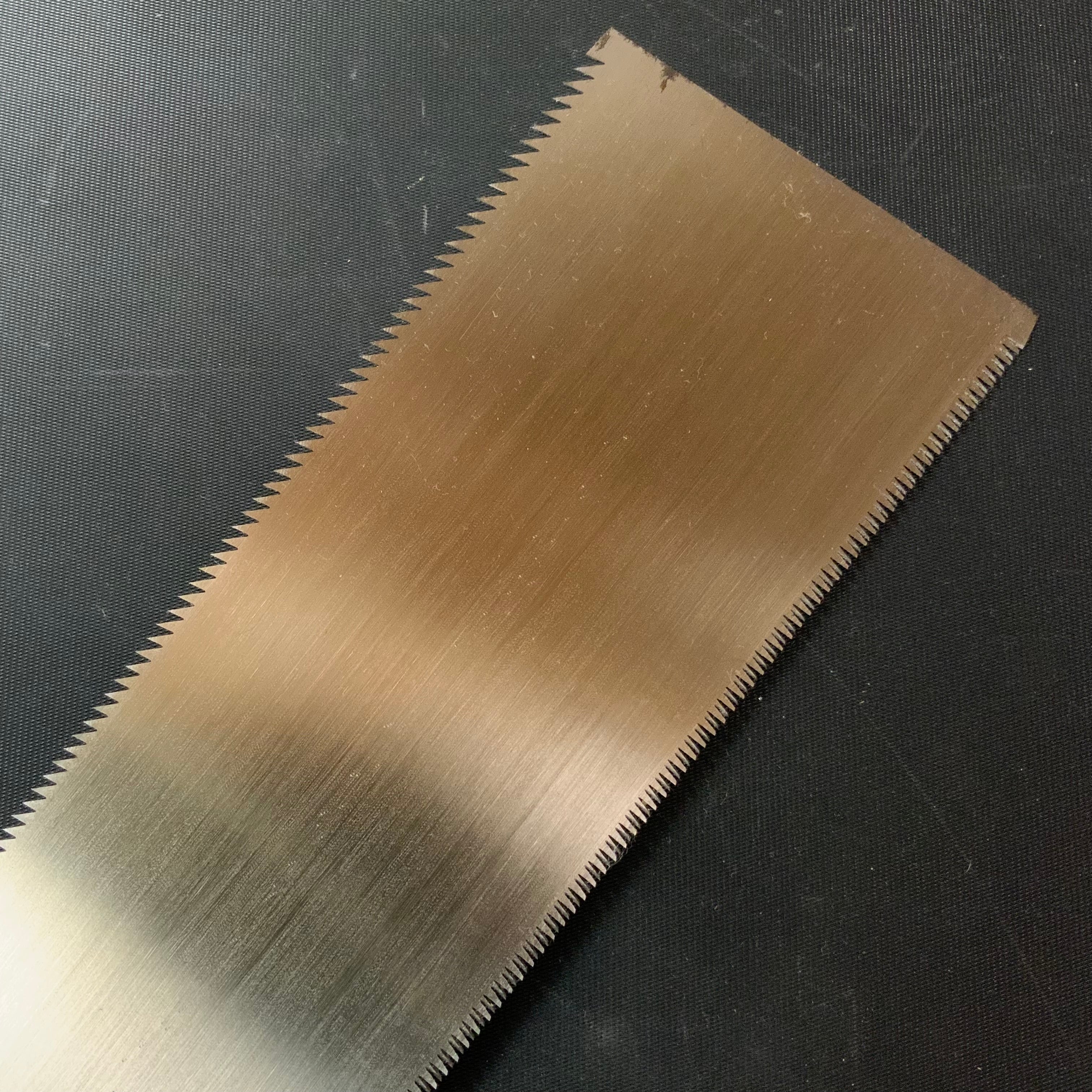 #R39 Ready to use! Old stock Double Edge Saw with Eddy Type Handles set by Kurashige 直ぐ使い 倉重栄助 目立 渦巻き柄 両刃鋸 210mm