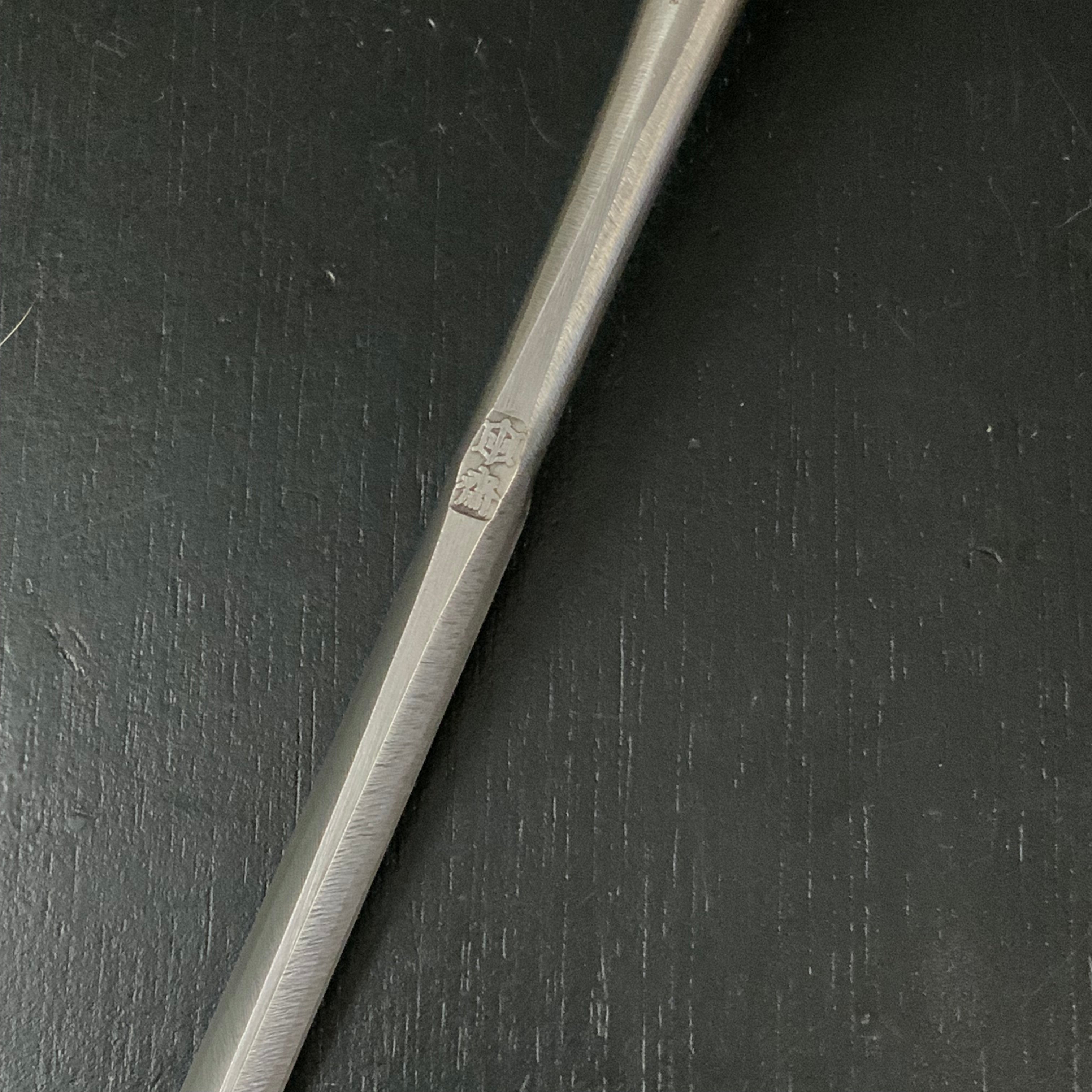 Tasai Dovetail Paring chisels with blue steel 田斎作 鎬薄鑿 白樫柄 9mm usunomi