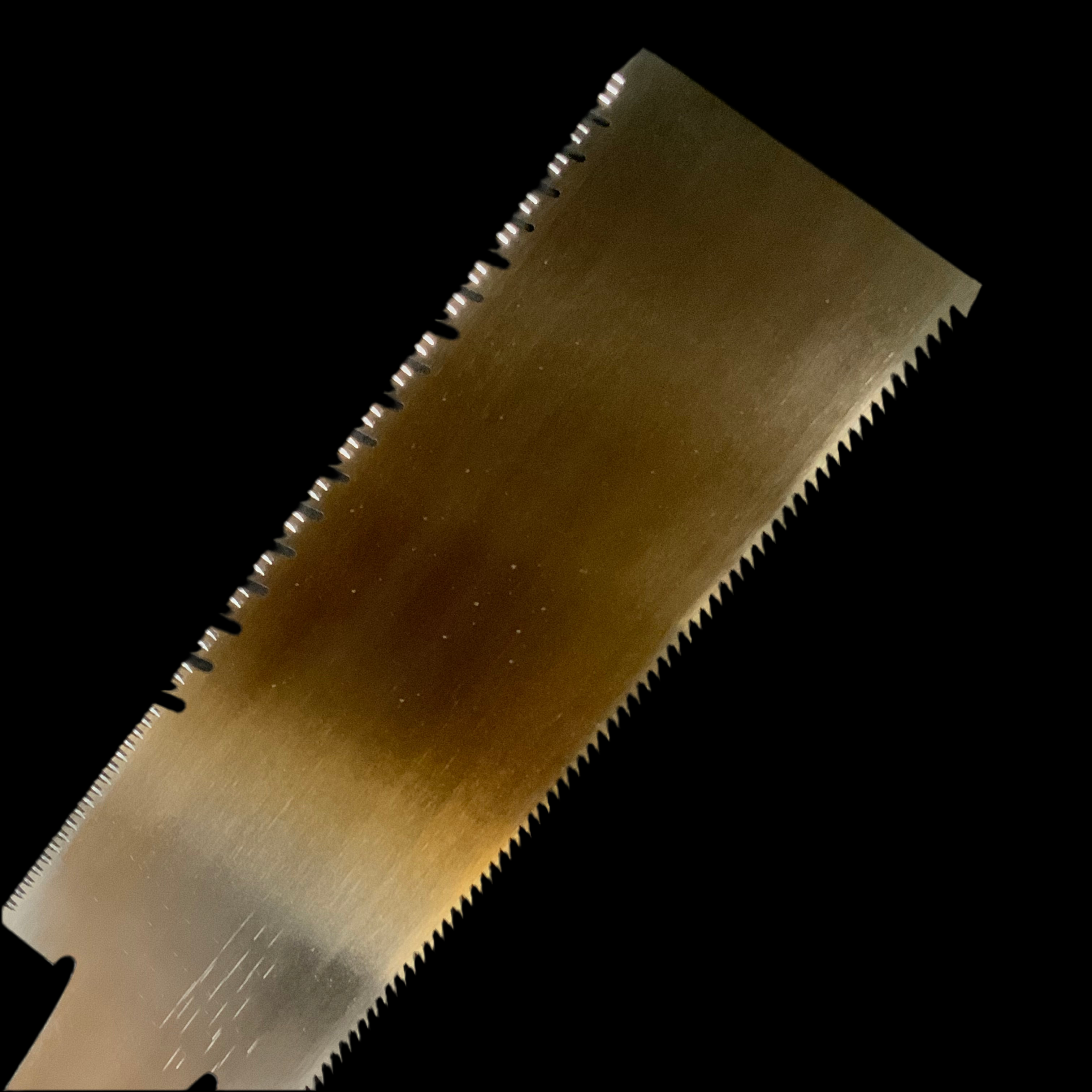 #221 Nagakatsu Double Edge Saw Eddy Type Handles set by Kurashige For Softwood 長勝鋸 渦巻き柄 両刃鋸 針葉材用 240mm