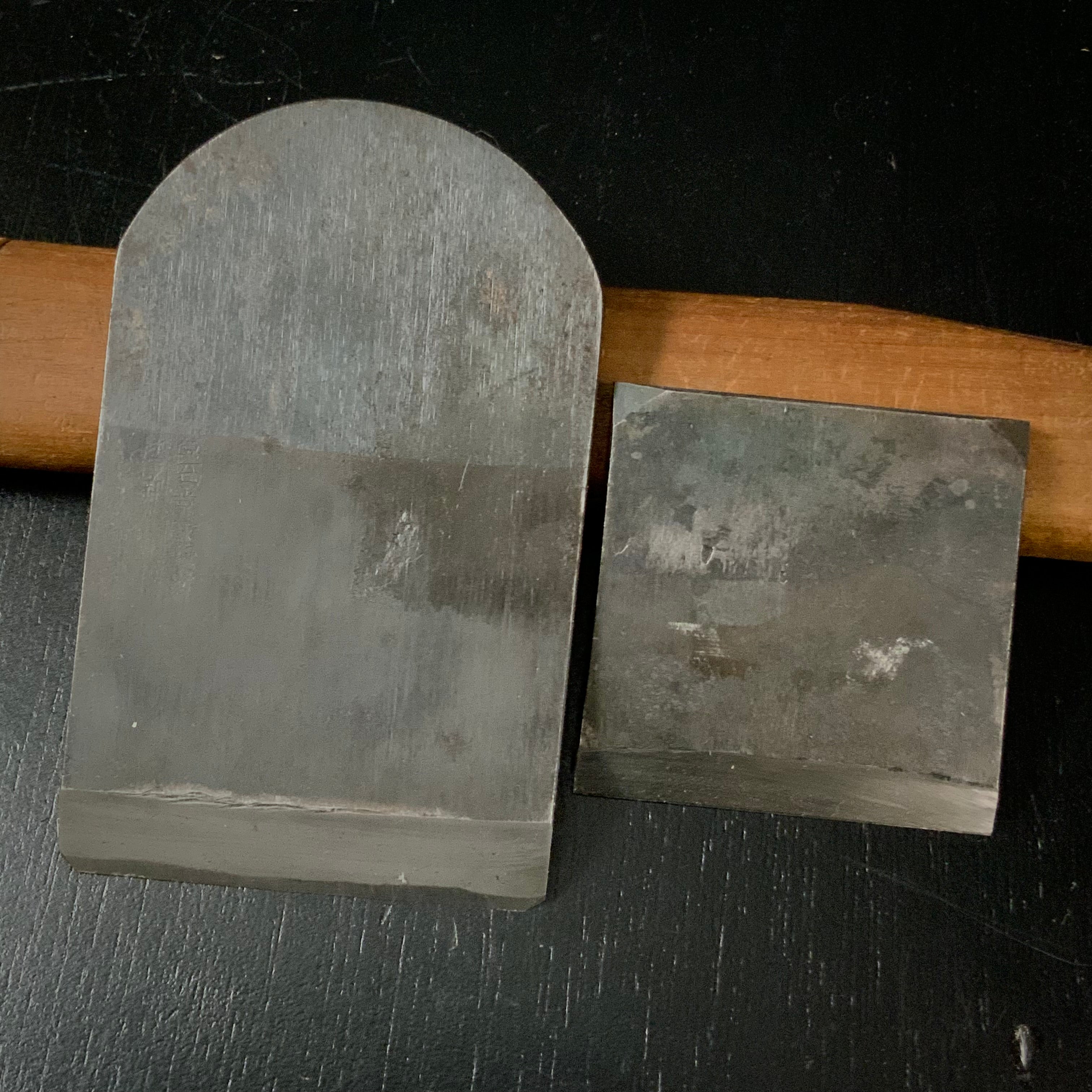 second class goods Teruhide Smoothing Plane (Kanna) 掘出し物 輝秀 石堂秀雄作 仕上げ鉋 65mm