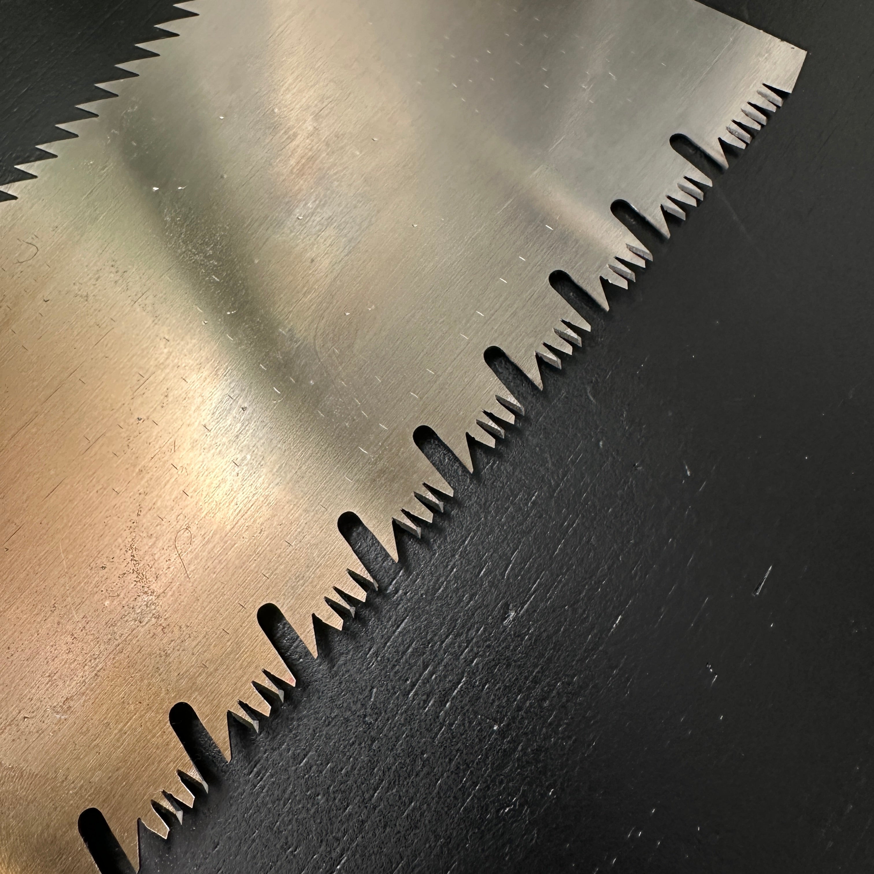 #188 Nagakatsu Double Edge Saw Eddy Type Handles set by Kurashige For Hard Wood 長勝鋸 渦巻き柄 両刃鋸 広葉材用 260mm